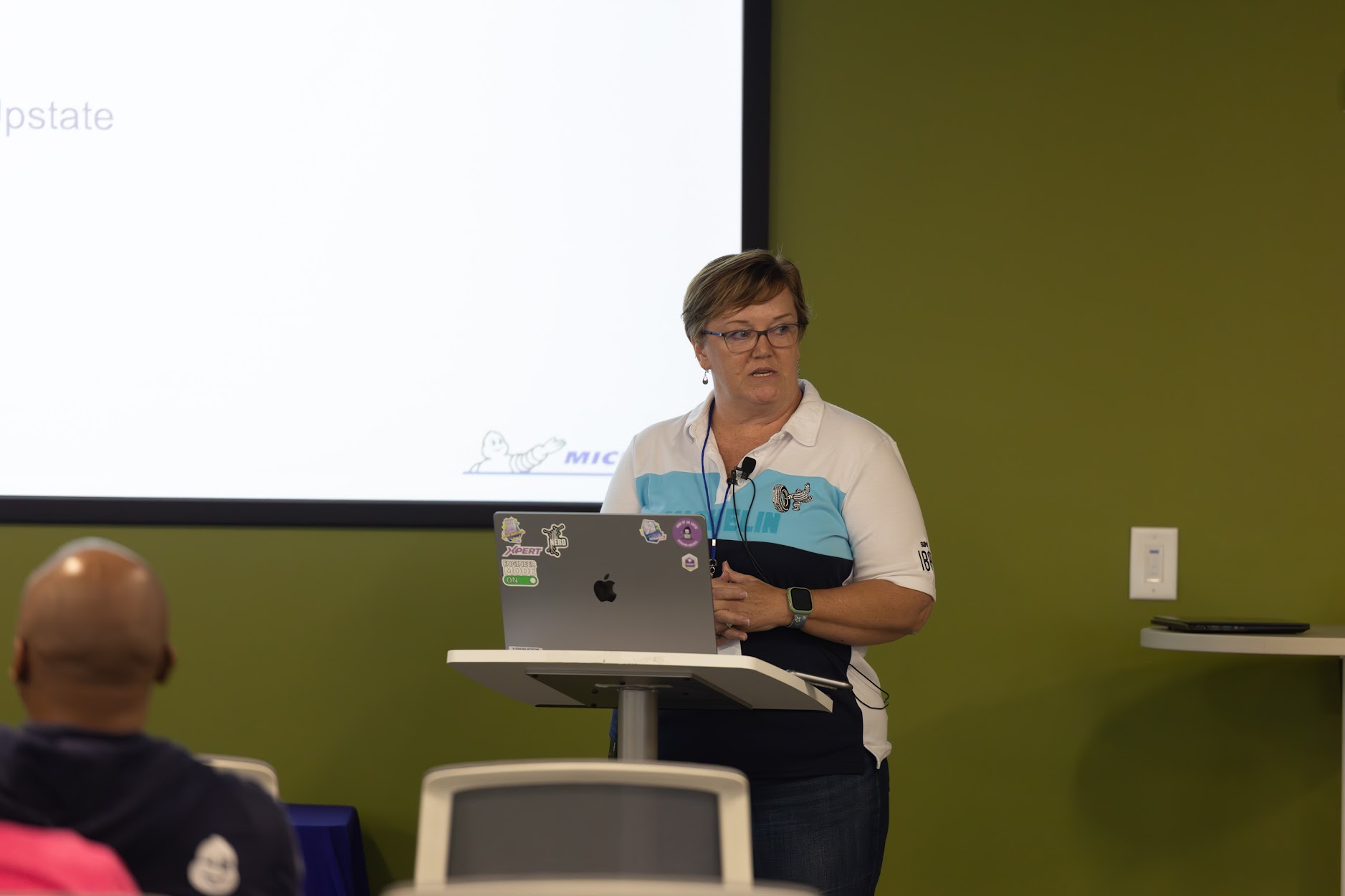 Ruthie Ballenger speaking at the 2025 Carolina Code Conference