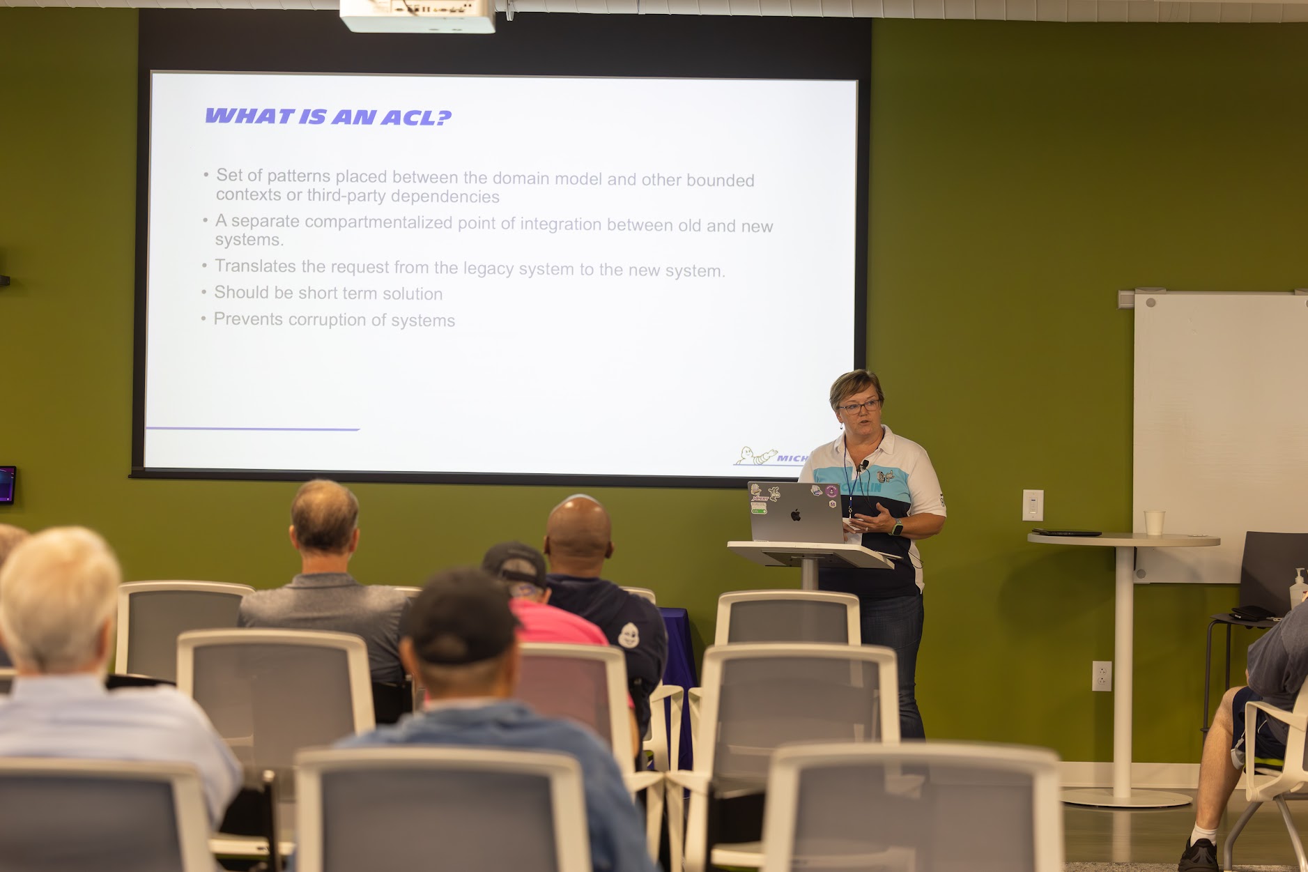 Ruthie Ballenger speaking at the 2025 Carolina Code Conference