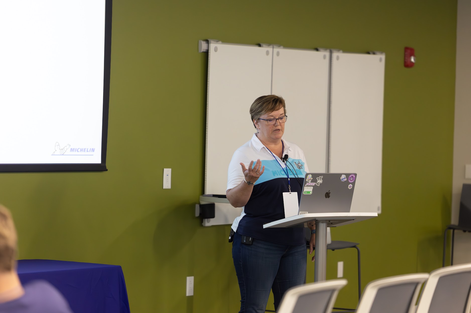 Ruthie Ballenger speaking at the 2025 Carolina Code Conference