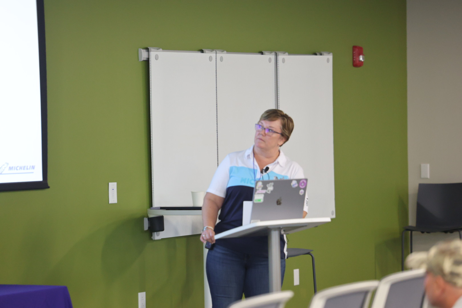 Ruthie Ballenger speaking at the 2025 Carolina Code Conference