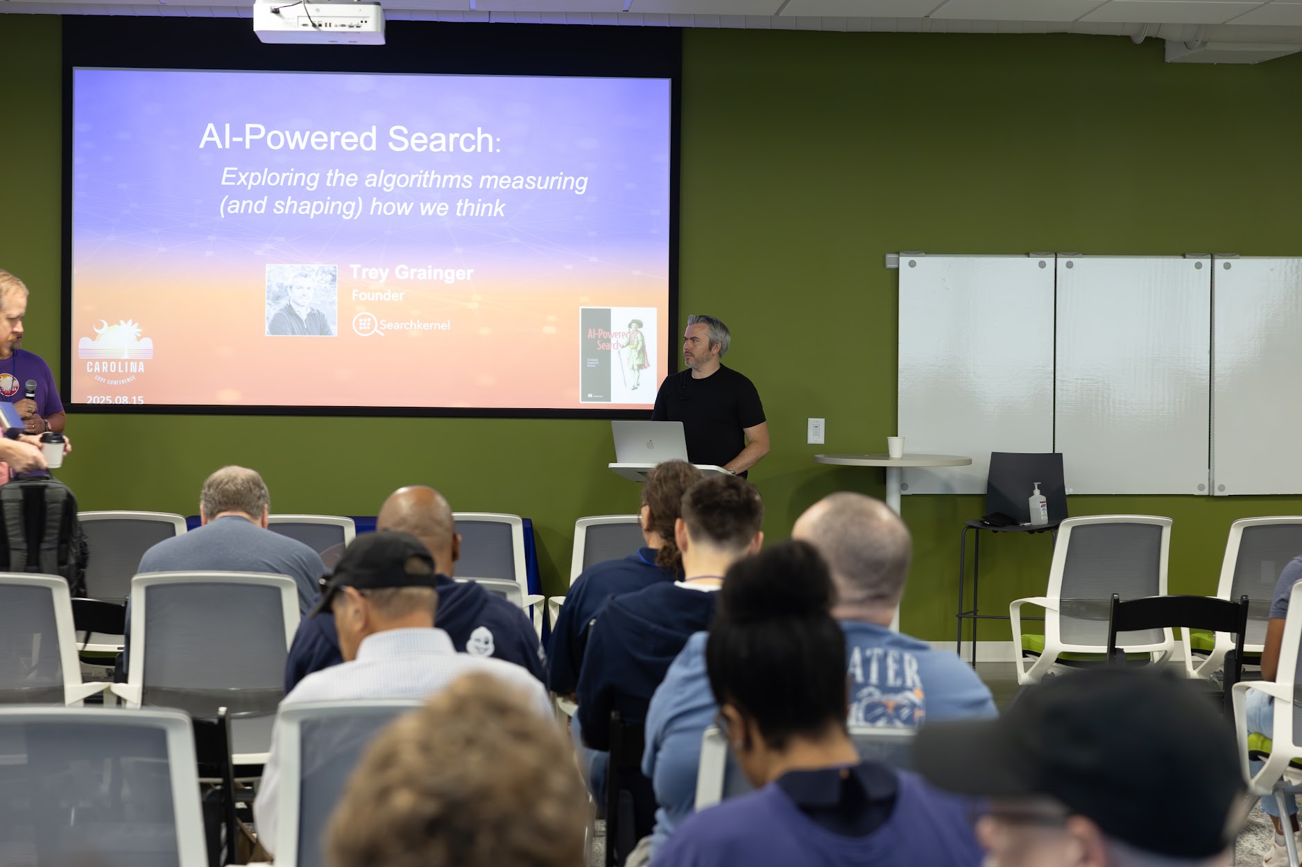 Trey Grainger speaking at the 2025 Carolina Code Conference