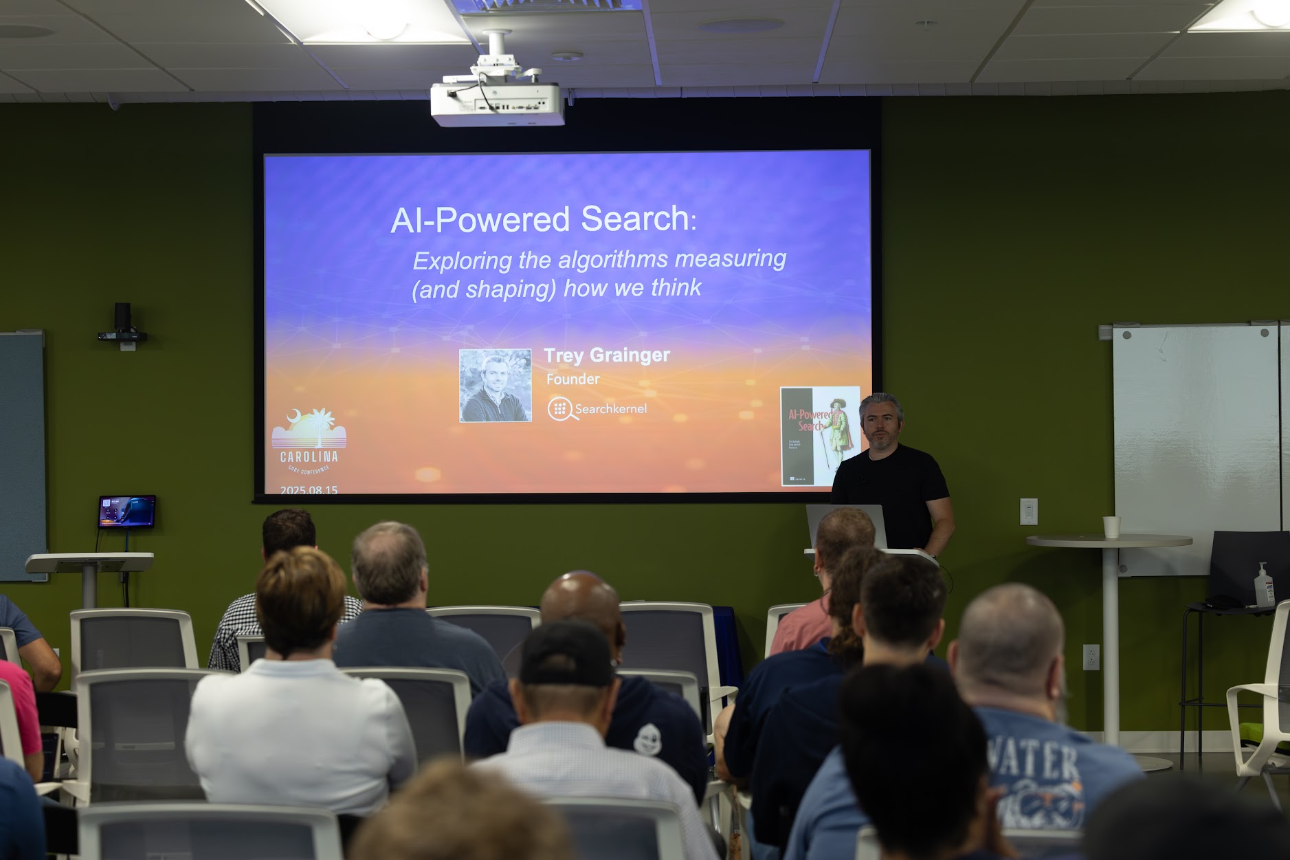 Trey Grainger speaking at the 2025 Carolina Code Conference