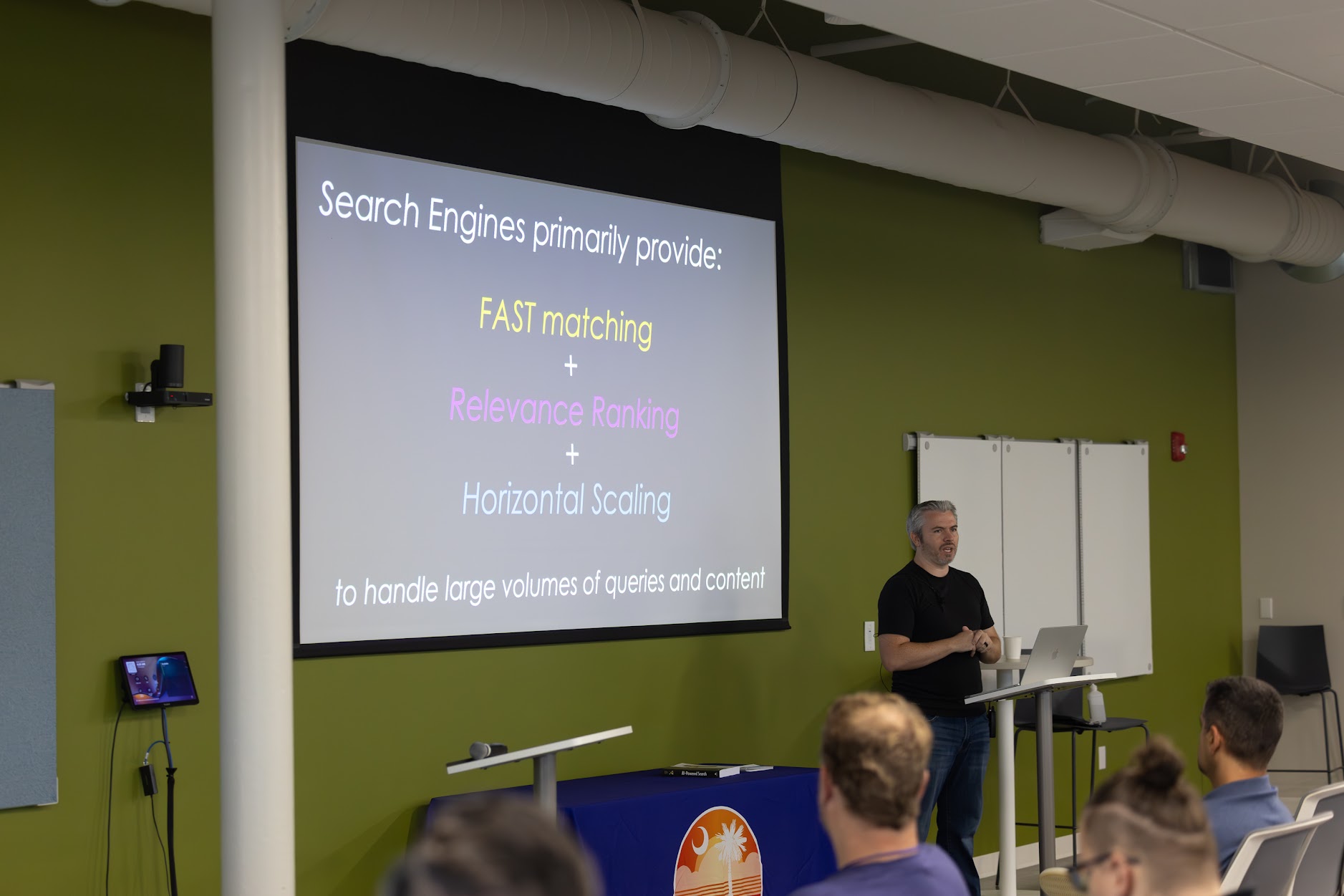 Trey Grainger speaking at the 2025 Carolina Code Conference