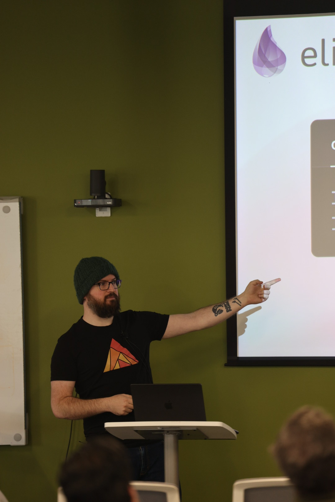 Zach Daniel speaking at the 2025 Carolina Code Conference