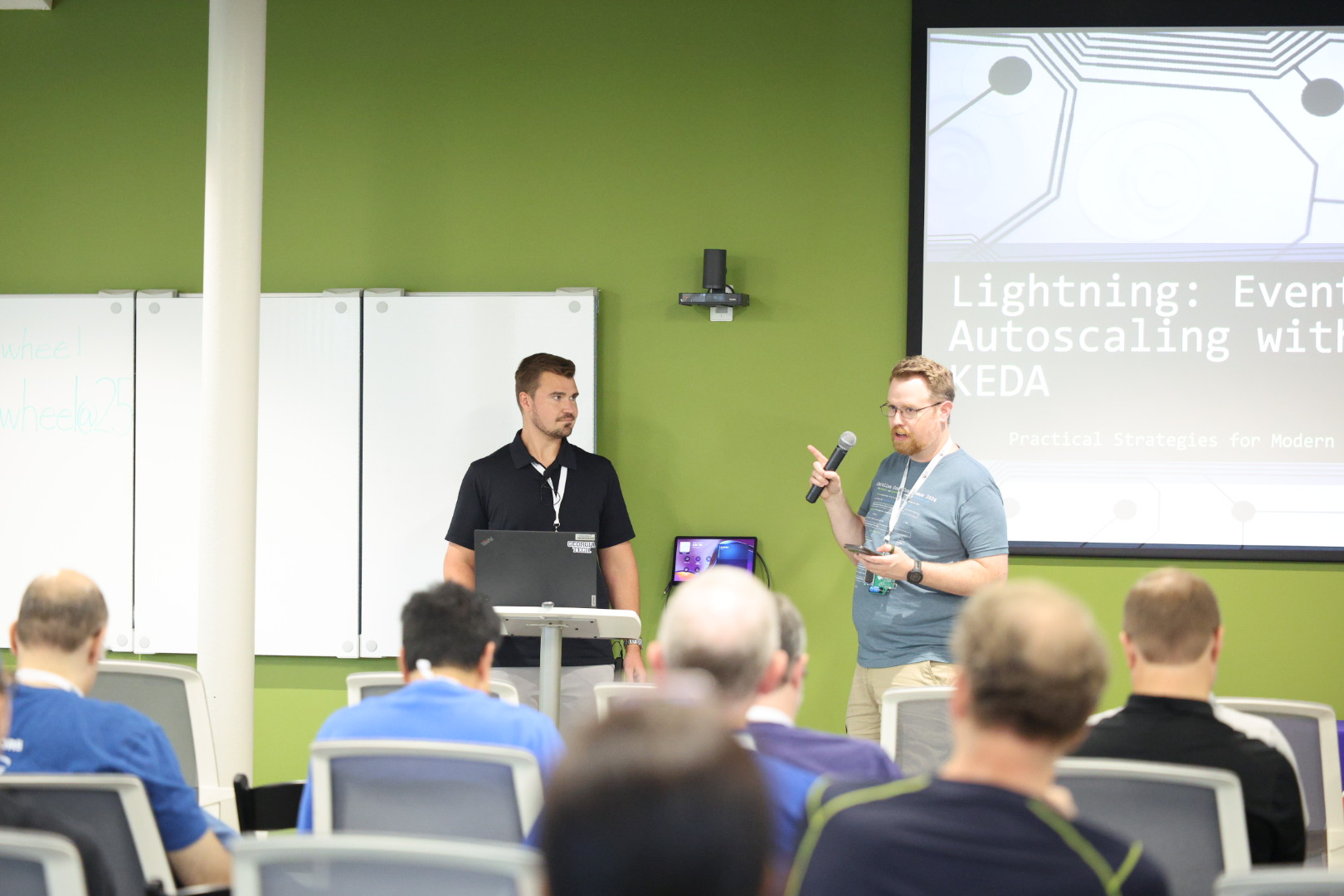 Aaron Augustine speaking at the 2026 Carolina Code Conference