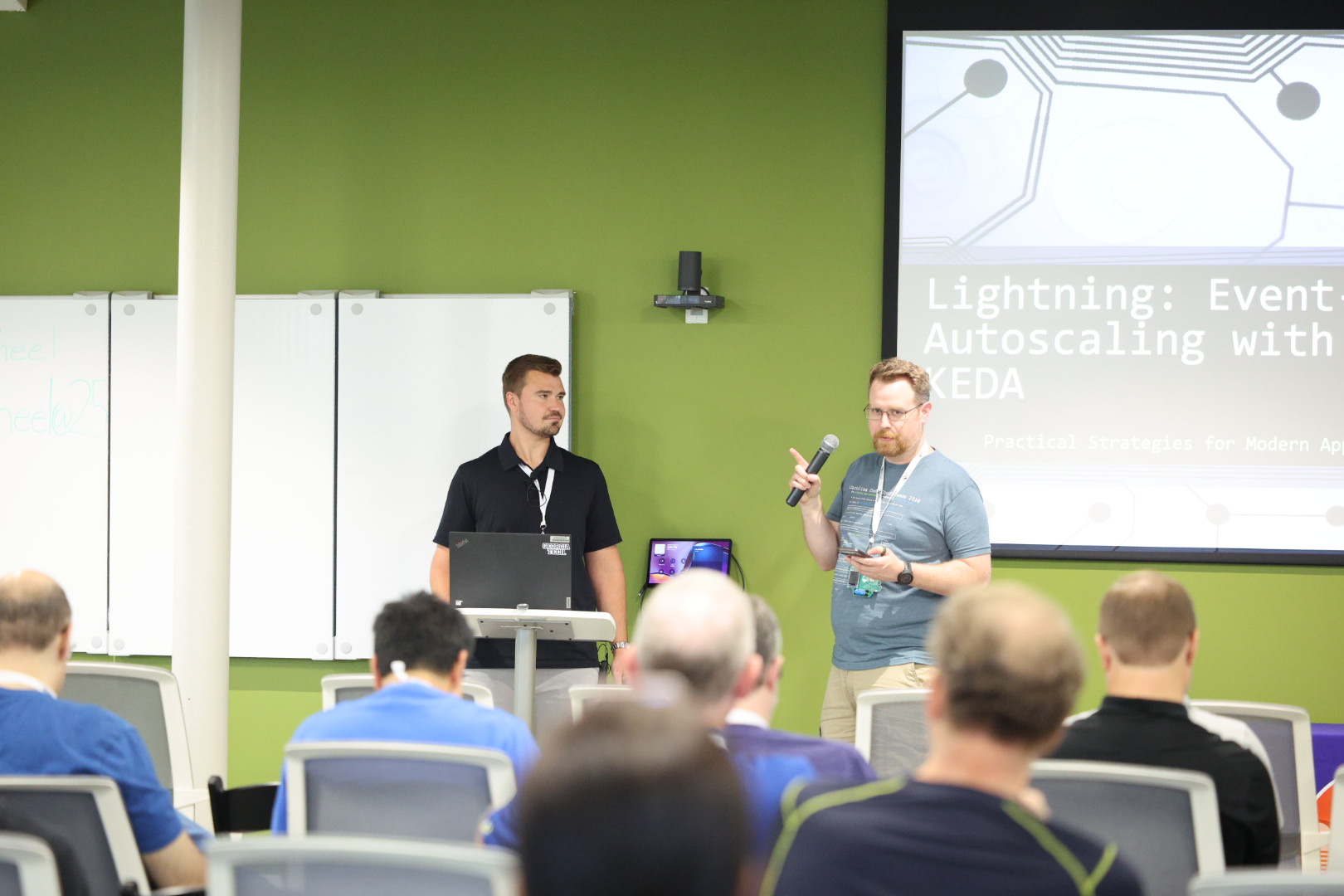 Aaron Augustine speaking at the 2026 Carolina Code Conference