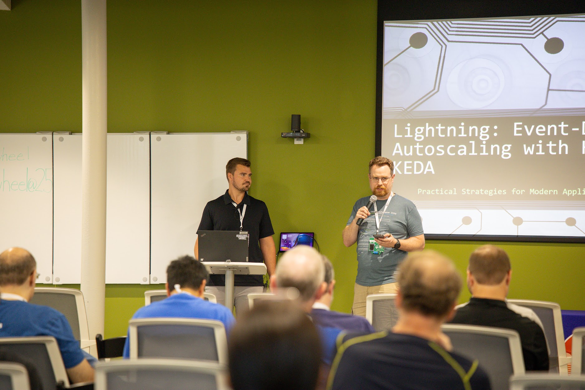 Aaron Augustine speaking at the 2026 Carolina Code Conference