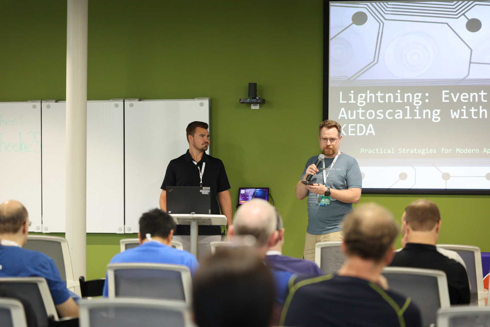 Aaron Augustine speaking at the 2026 Carolina Code Conference