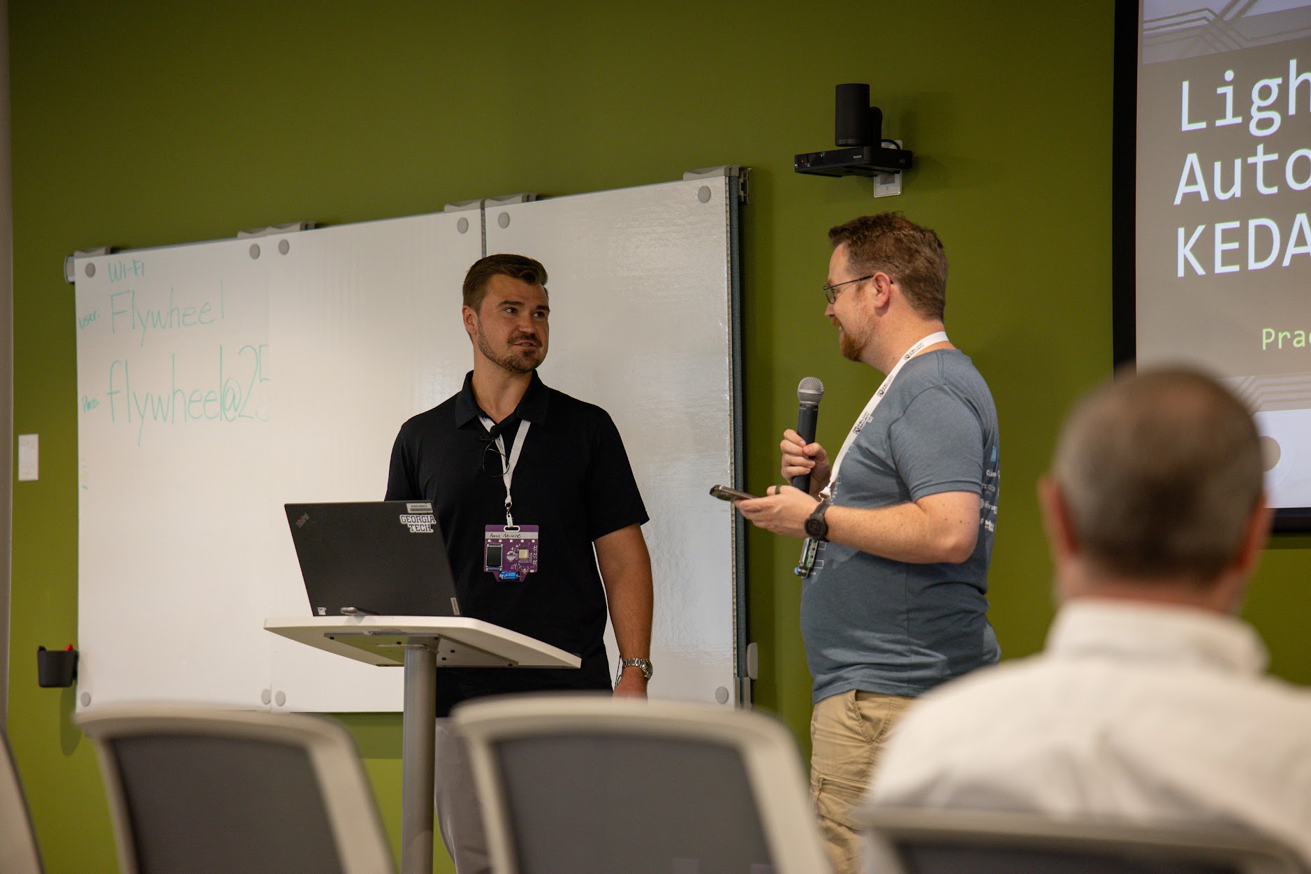Aaron Augustine speaking at the 2026 Carolina Code Conference