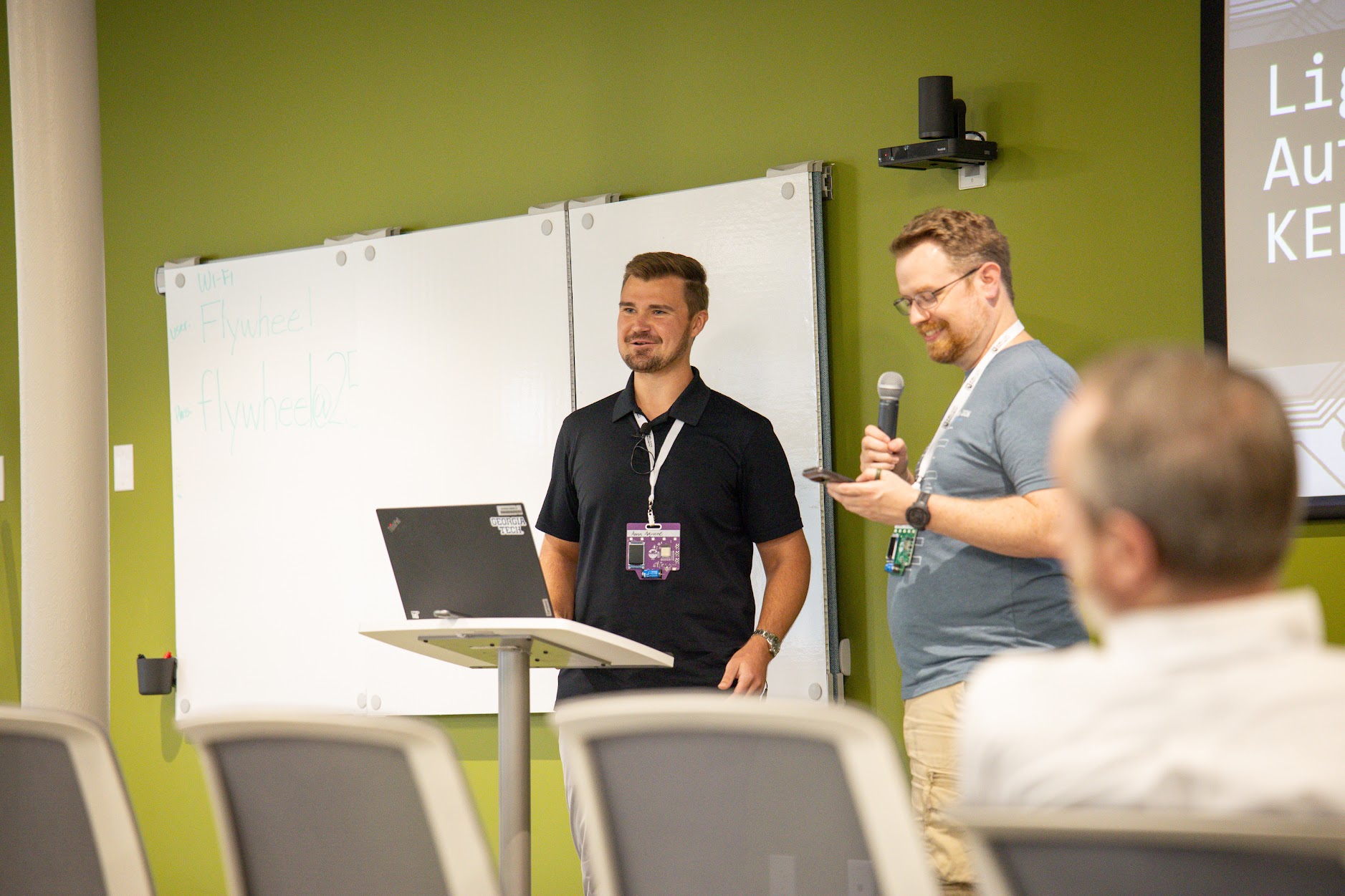 Aaron Augustine speaking at the 2026 Carolina Code Conference