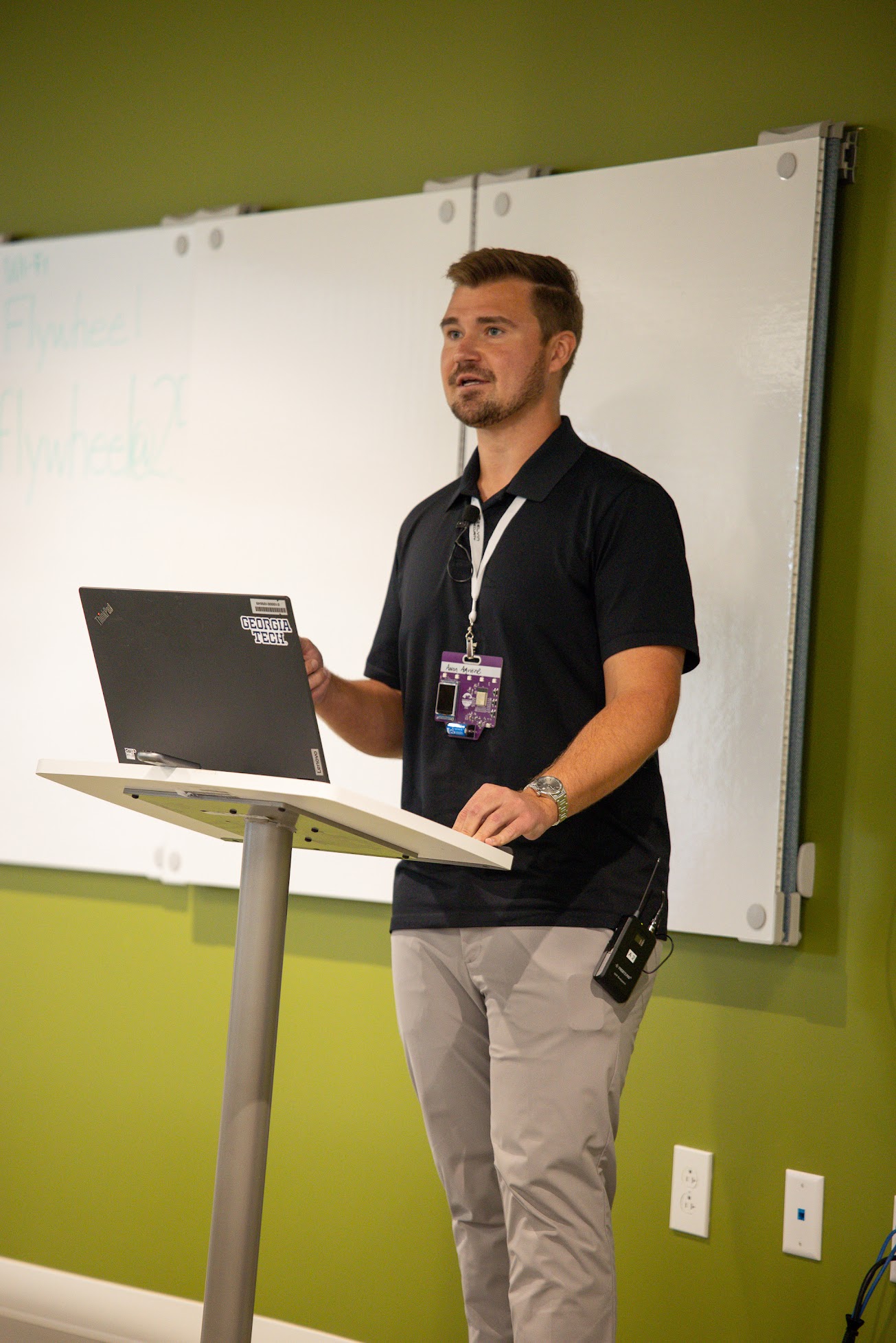 Aaron Augustine speaking at the 2026 Carolina Code Conference