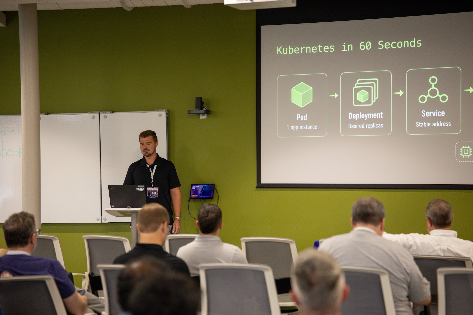 Aaron Augustine speaking at the 2026 Carolina Code Conference