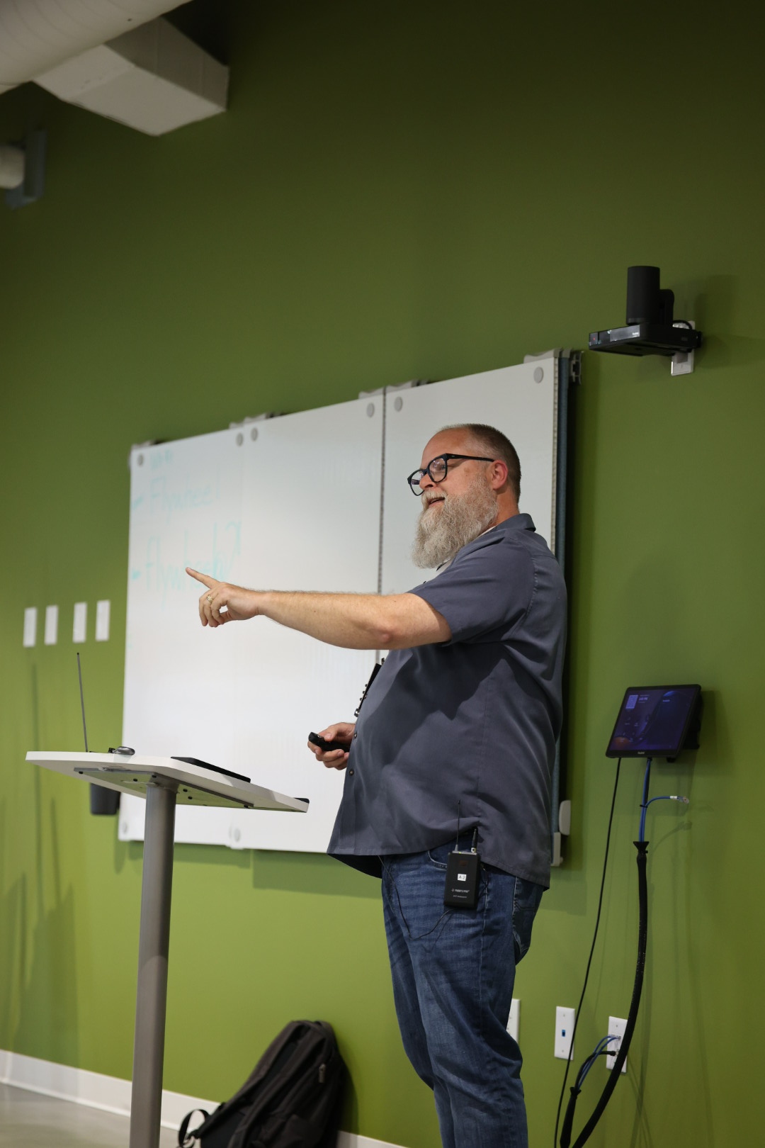 Adam Anderson speaking at the 2026 Carolina Code Conference