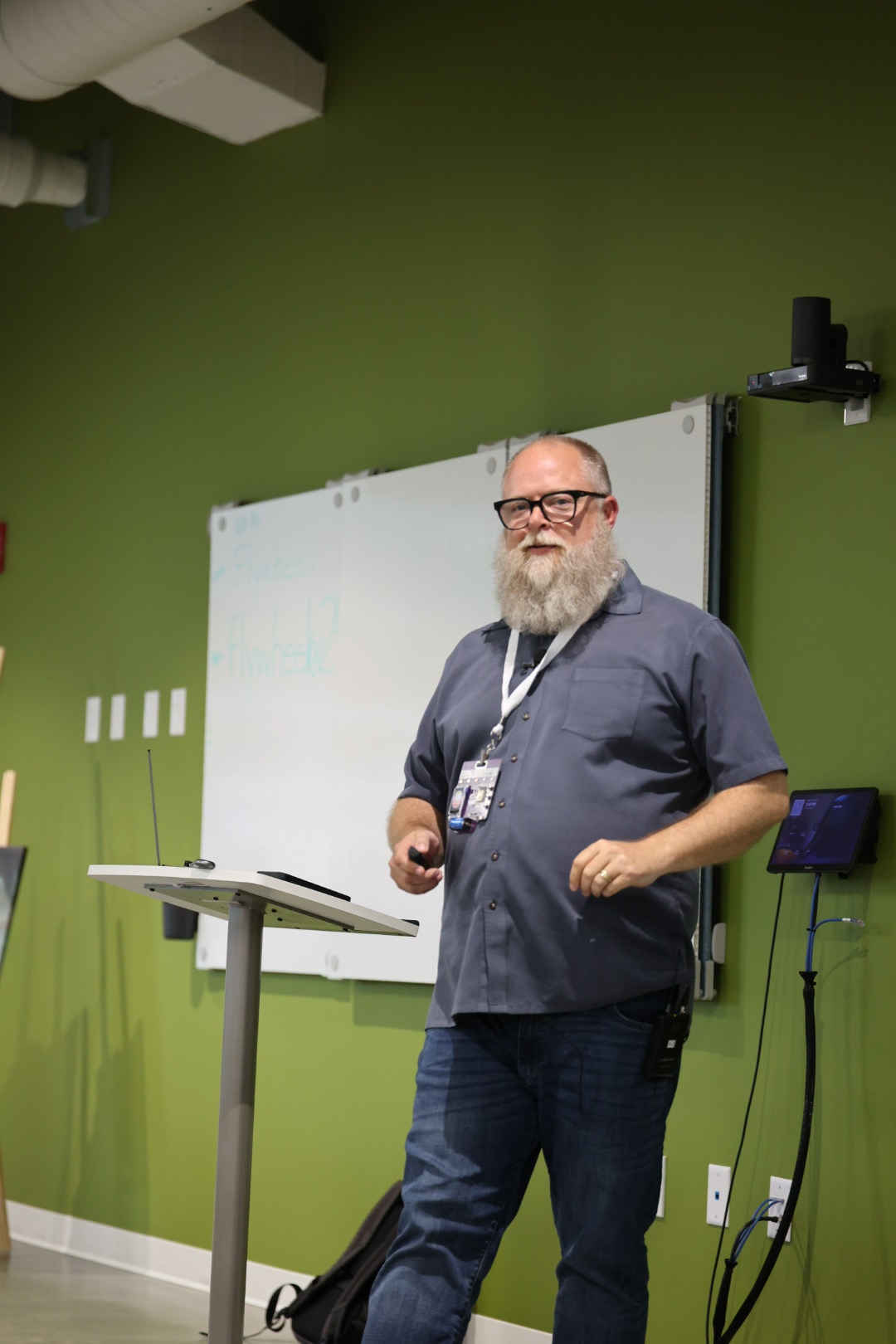 Adam Anderson speaking at the 2026 Carolina Code Conference
