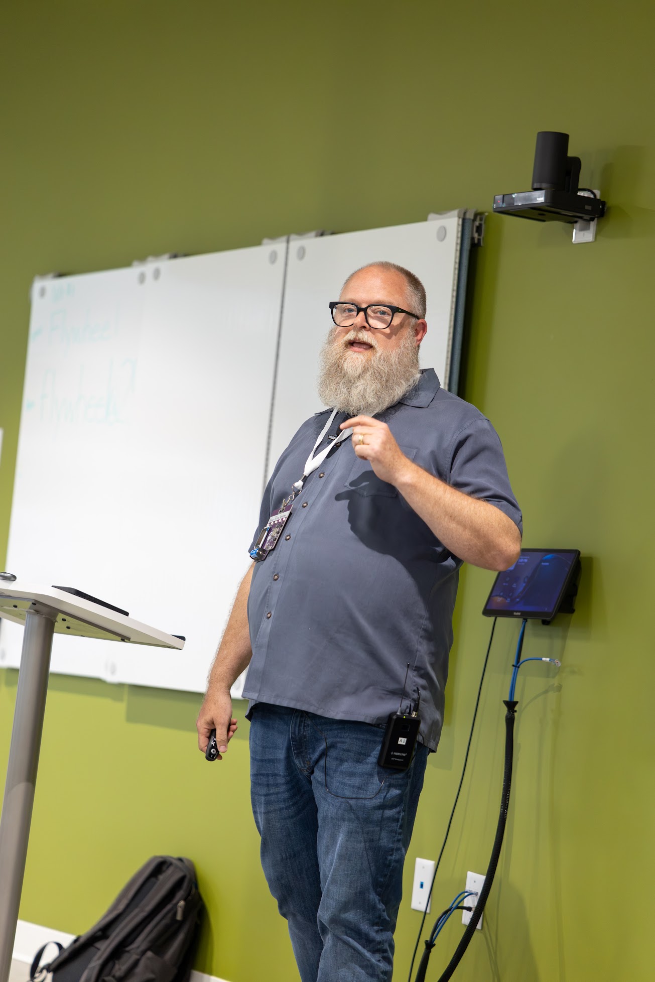 Adam Anderson speaking at the 2026 Carolina Code Conference