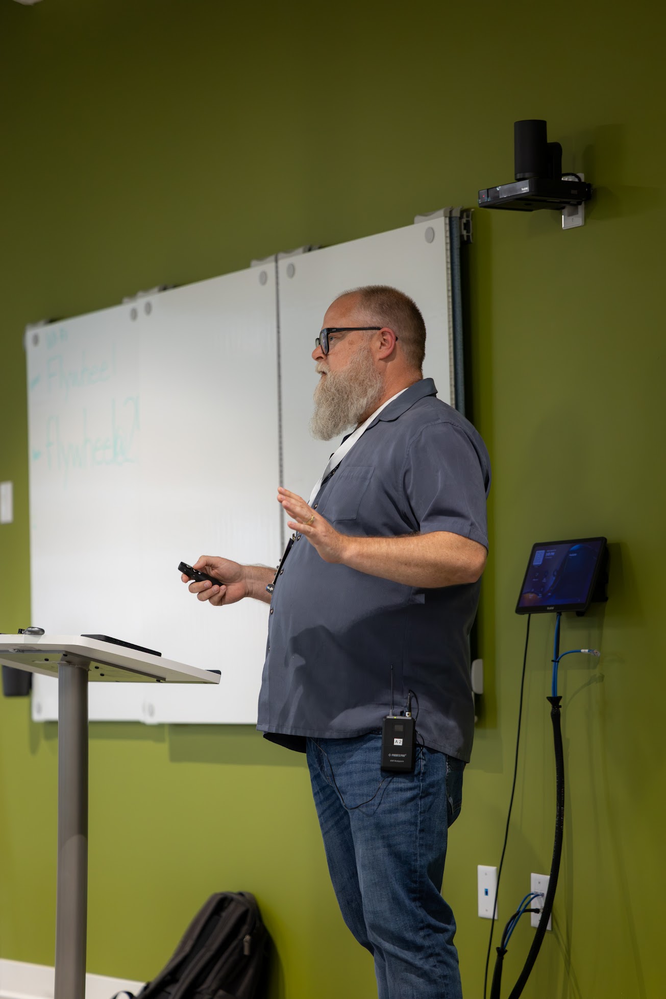 Adam Anderson speaking at the 2026 Carolina Code Conference