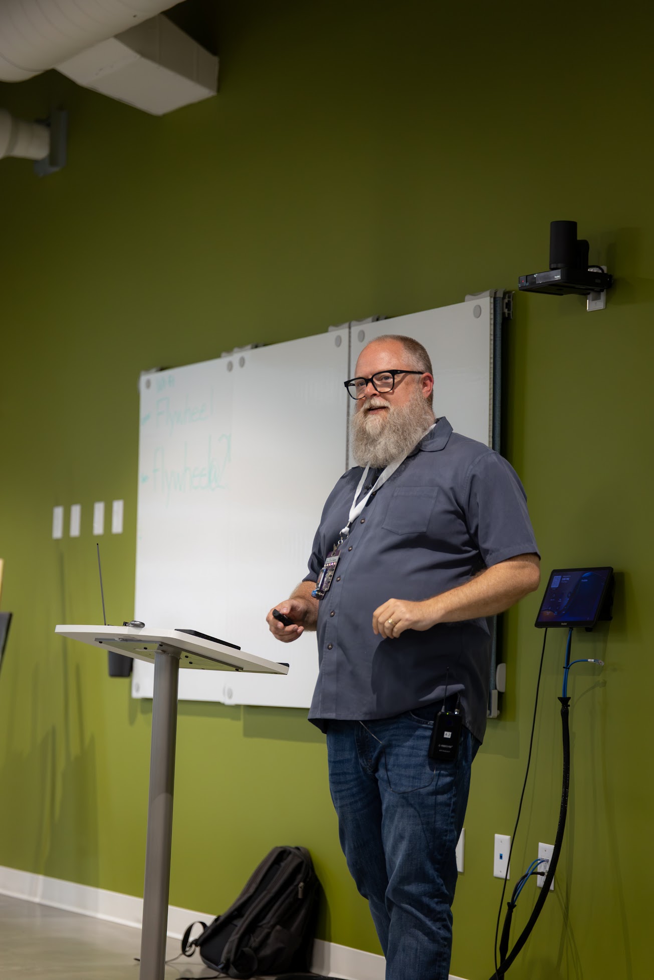 Adam Anderson speaking at the 2026 Carolina Code Conference
