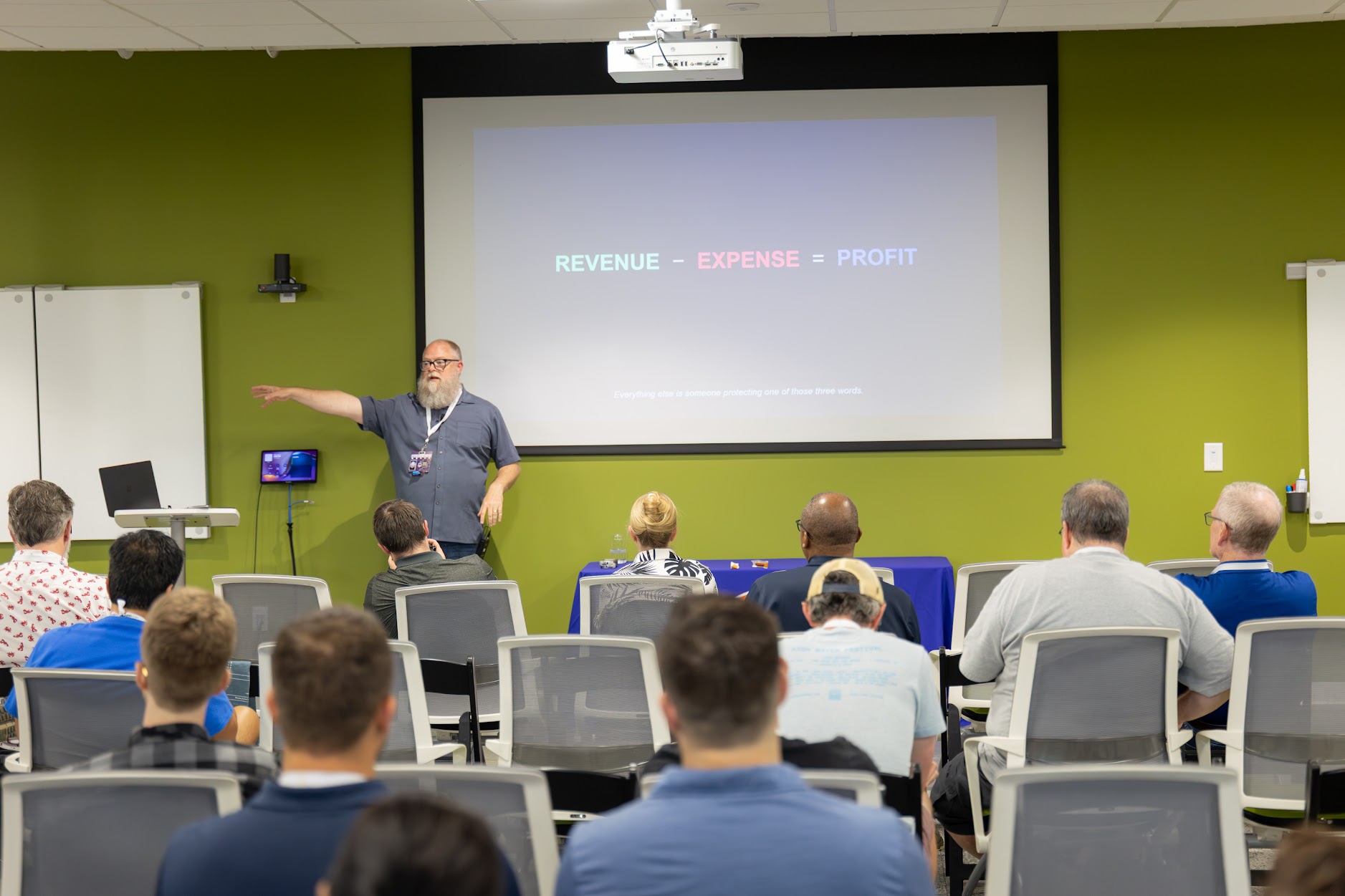 Adam Anderson speaking at the 2026 Carolina Code Conference