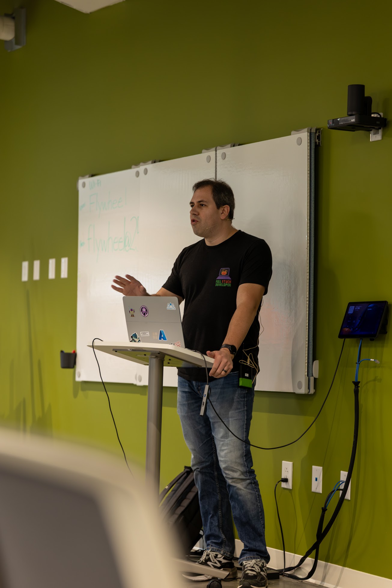 AL Rodriguez speaking at the 2026 Carolina Code Conference