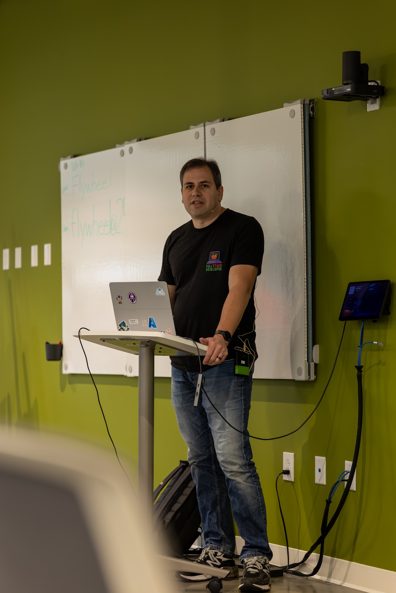 AL Rodriguez speaking at the 2026 Carolina Code Conference