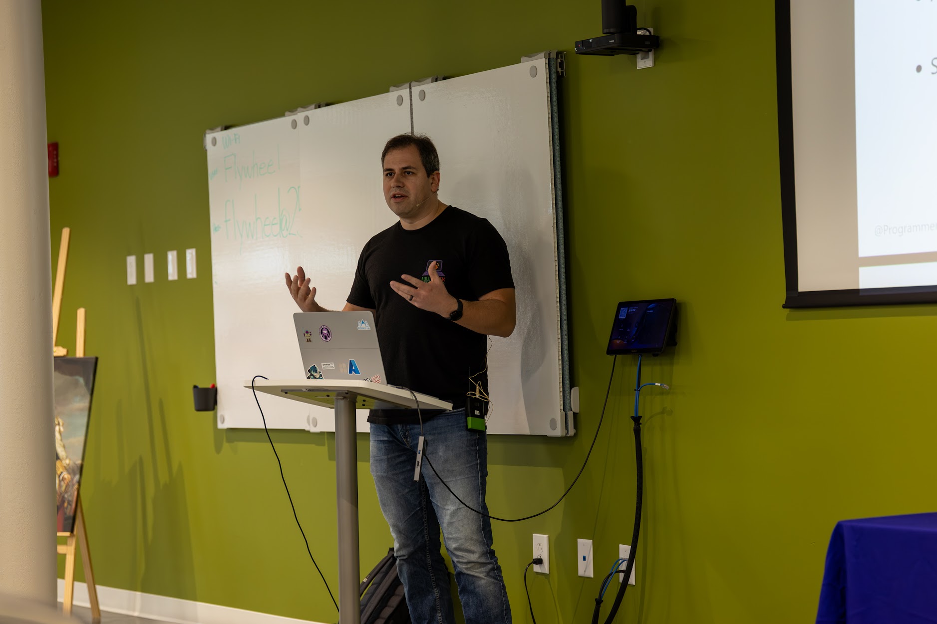 AL Rodriguez speaking at the 2026 Carolina Code Conference