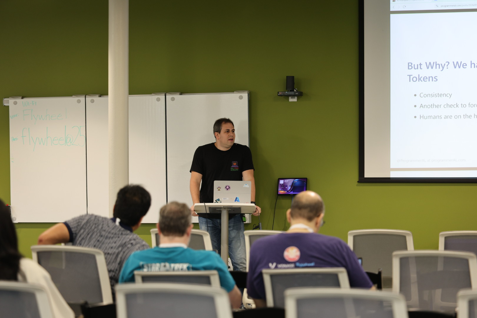AL Rodriguez speaking at the 2026 Carolina Code Conference