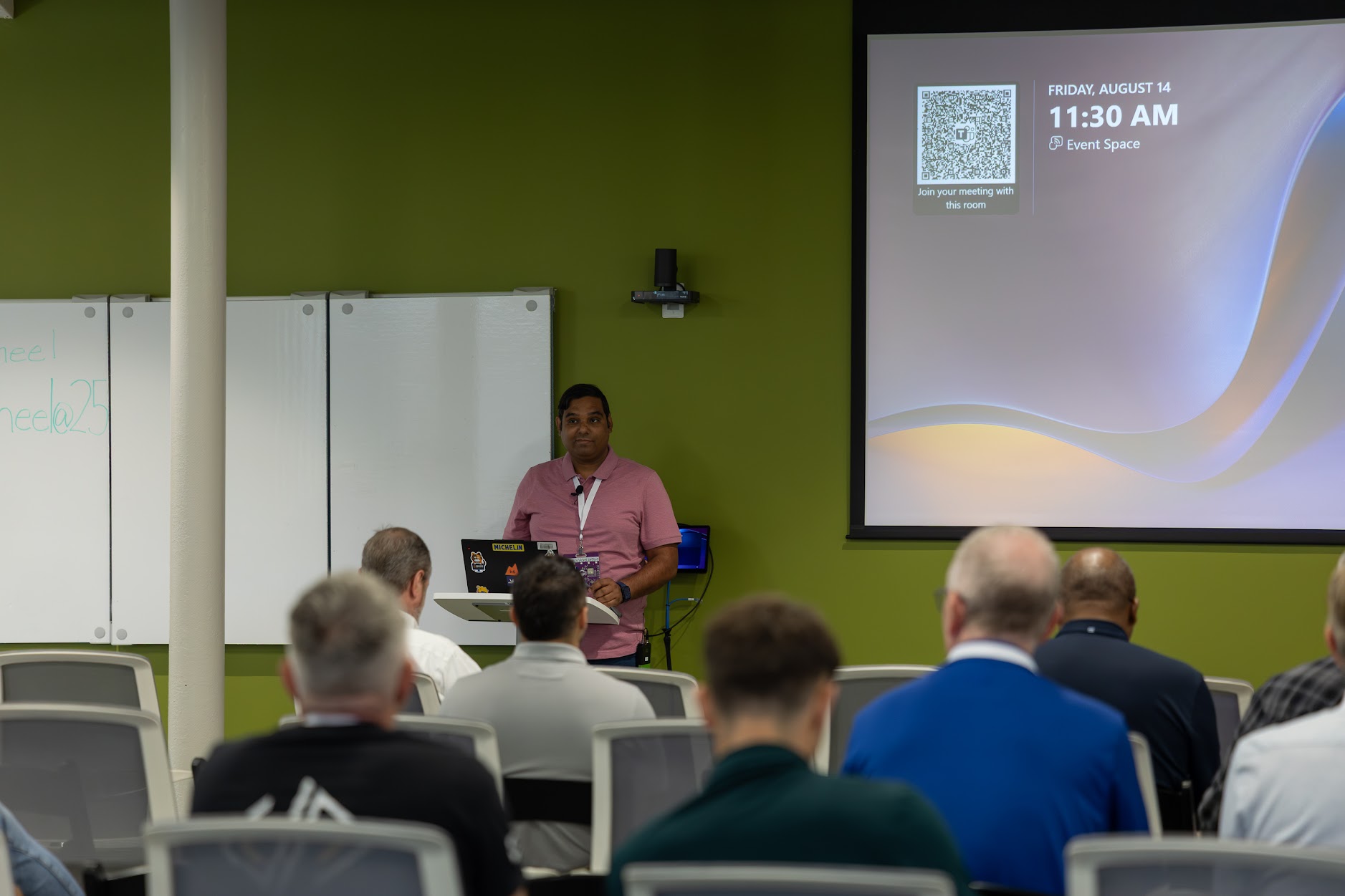 Amit Kulkarni speaking at the 2026 Carolina Code Conference