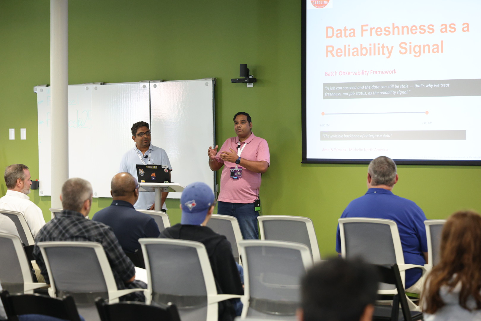 Amit Kulkarni speaking at the 2026 Carolina Code Conference
