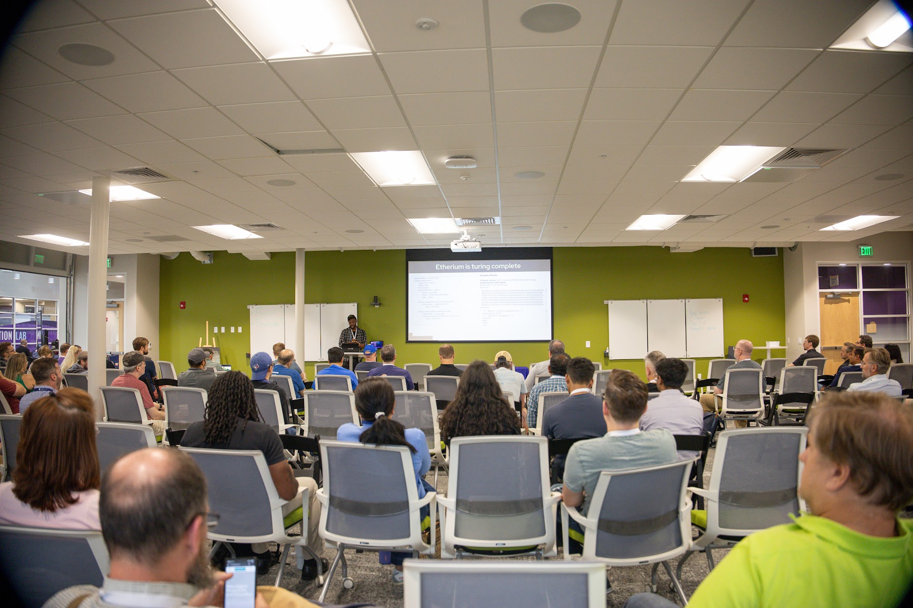 Amon Otis Poston speaking at the 2026 Carolina Code Conference
