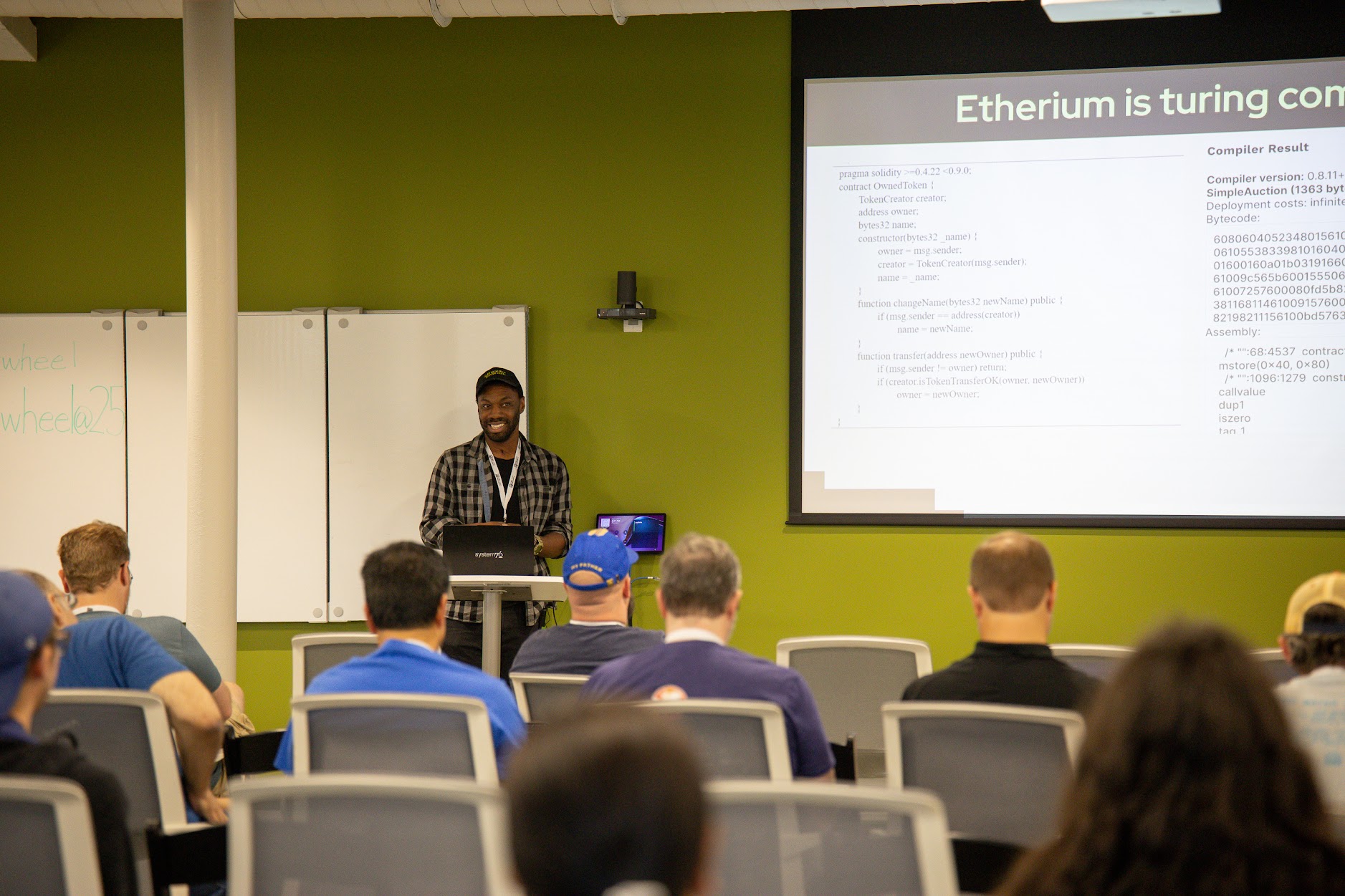 Amon Otis Poston speaking at the 2026 Carolina Code Conference