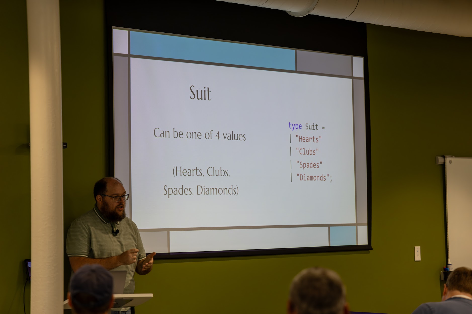 Cameron Presley speaking at the 2026 Carolina Code Conference