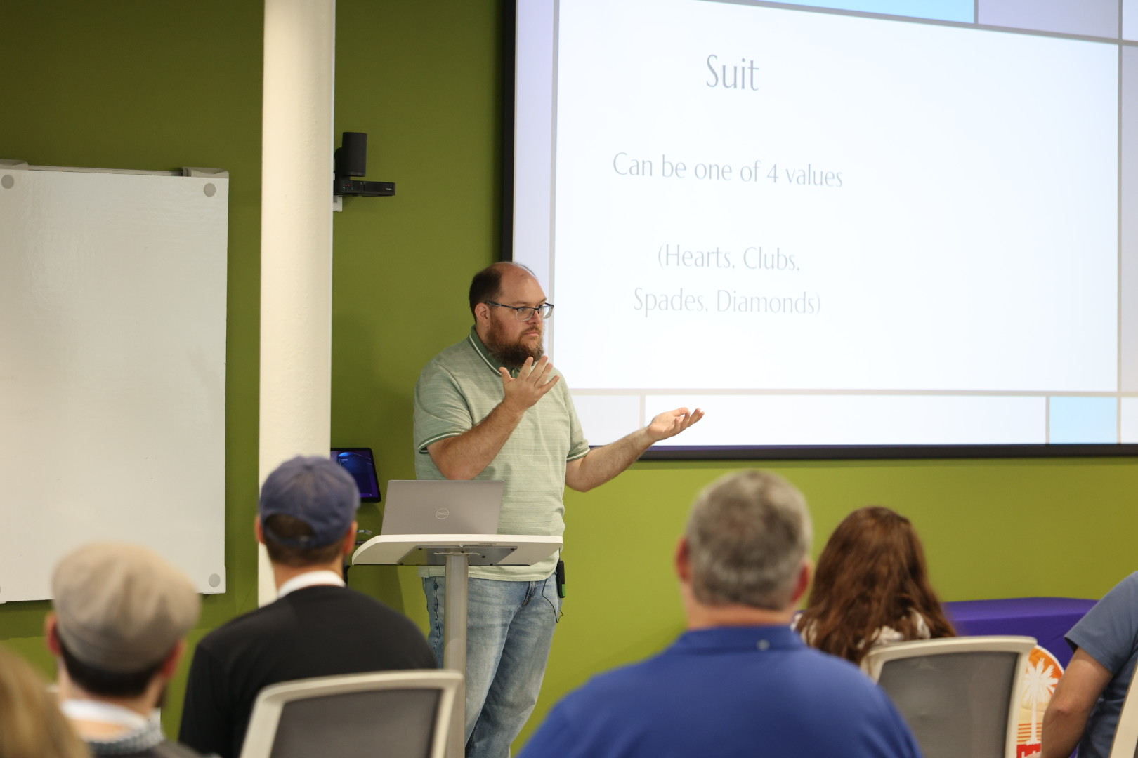 Cameron Presley speaking at the 2026 Carolina Code Conference