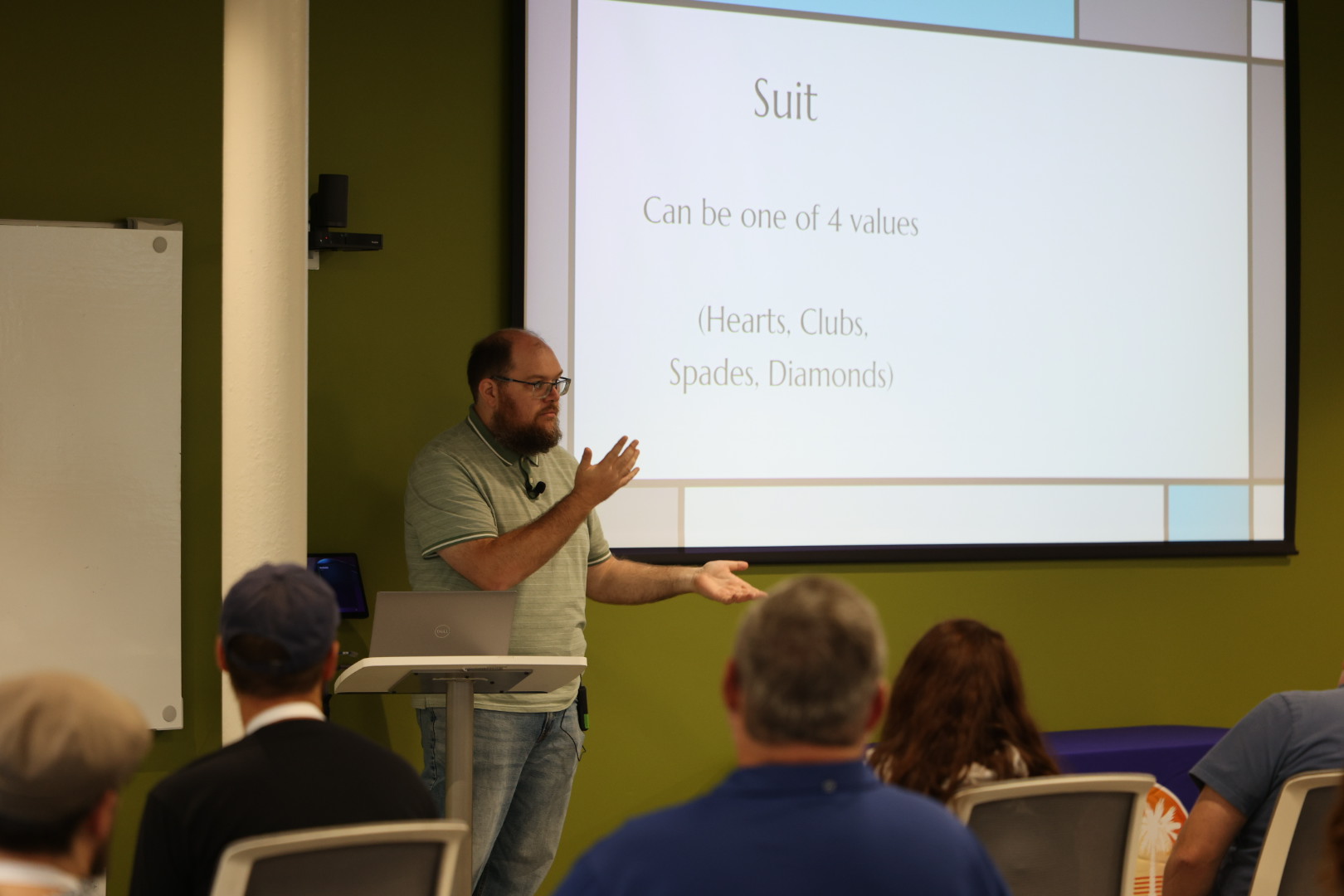 Cameron Presley speaking at the 2026 Carolina Code Conference