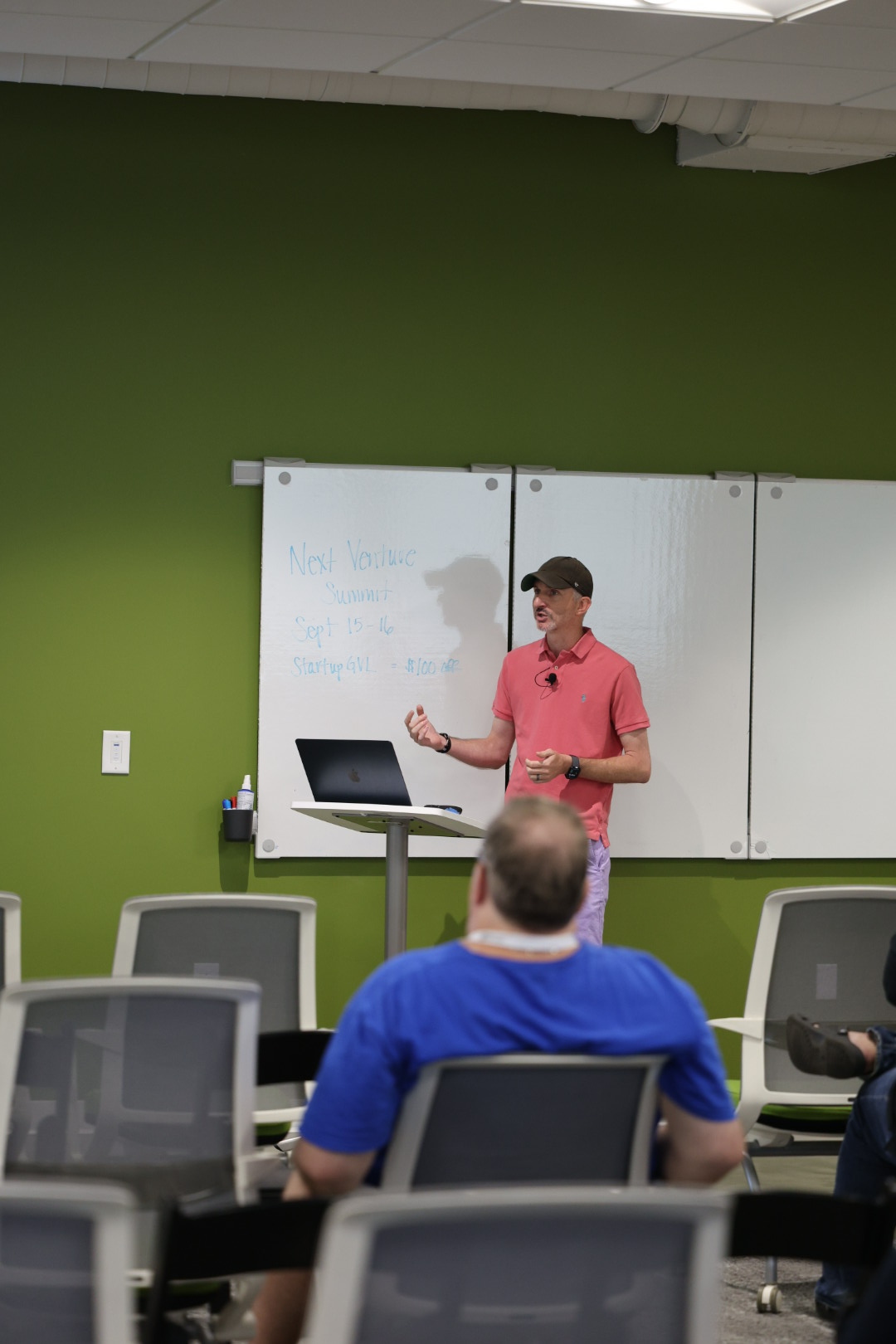 Craig Kerstiens speaking at the 2026 Carolina Code Conference