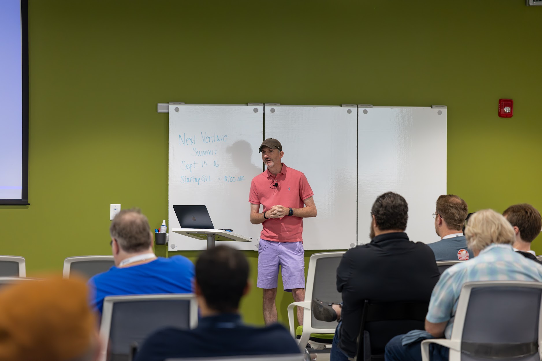Craig Kerstiens speaking at the 2026 Carolina Code Conference