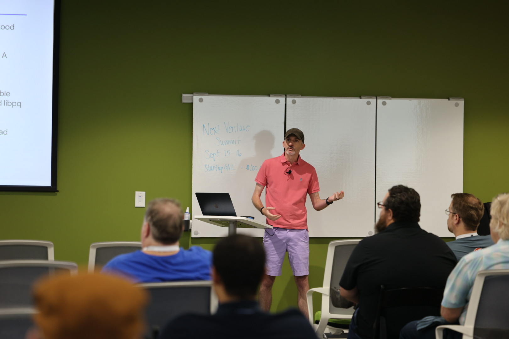 Craig Kerstiens speaking at the 2026 Carolina Code Conference
