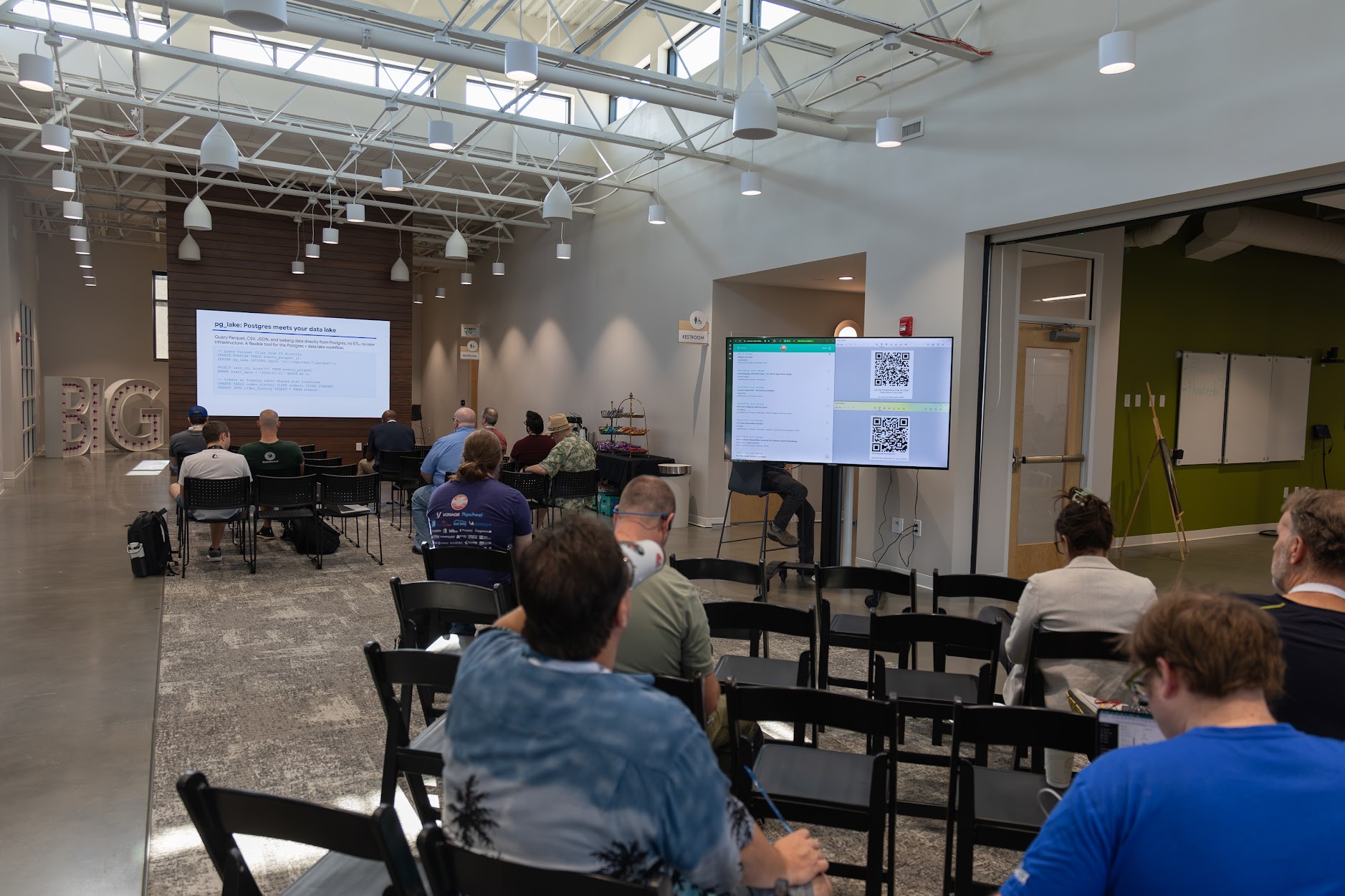 Craig Kerstiens speaking at the 2026 Carolina Code Conference