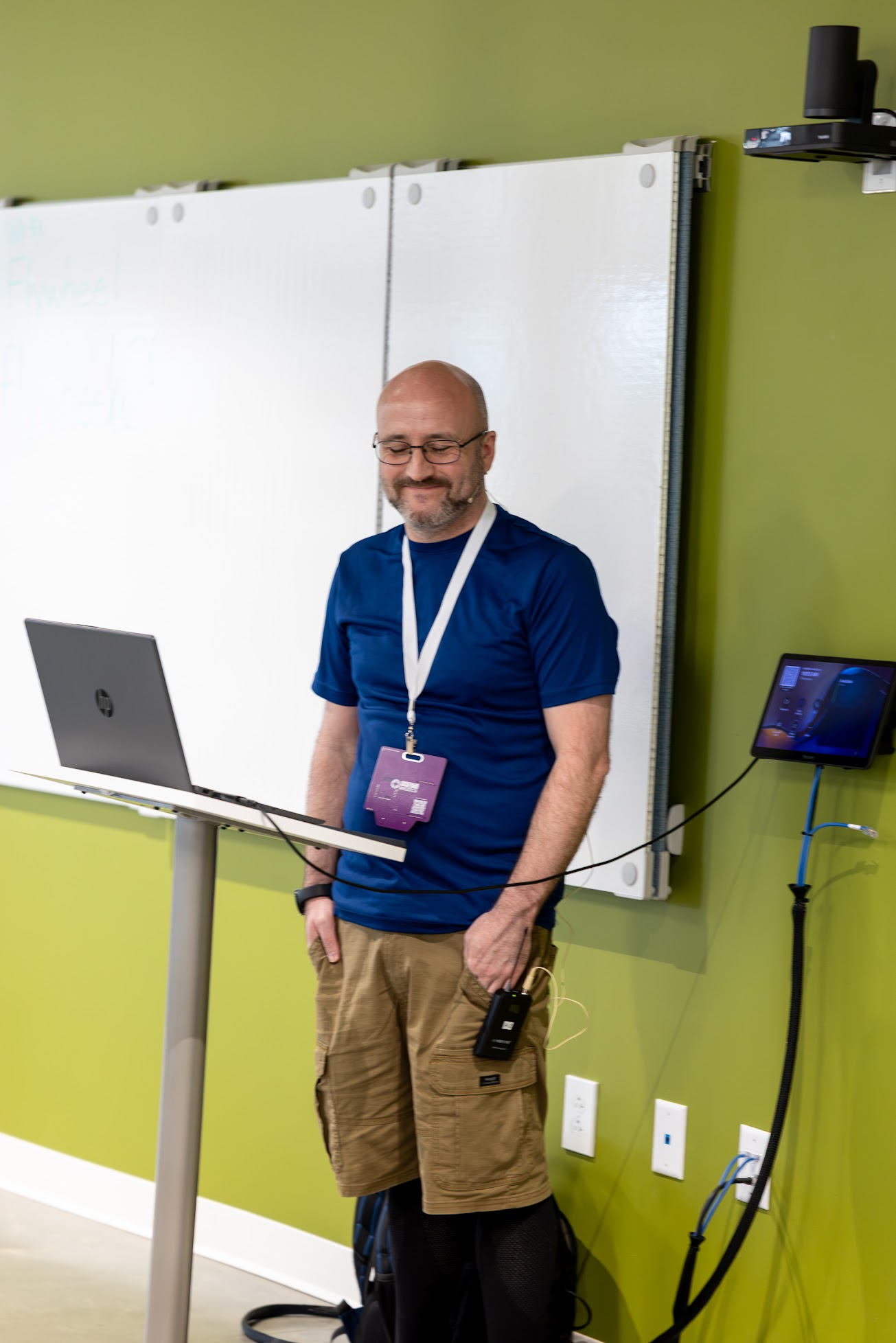 David Mackey speaking at the 2026 Carolina Code Conference