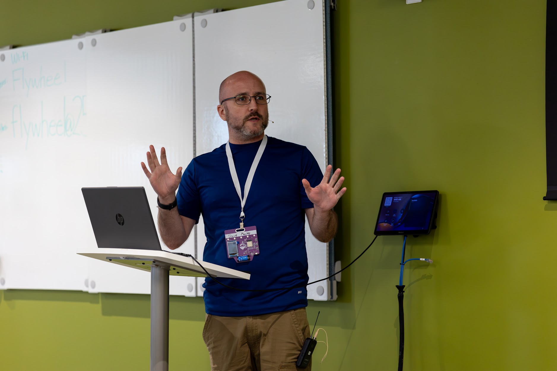 David Mackey speaking at the 2026 Carolina Code Conference