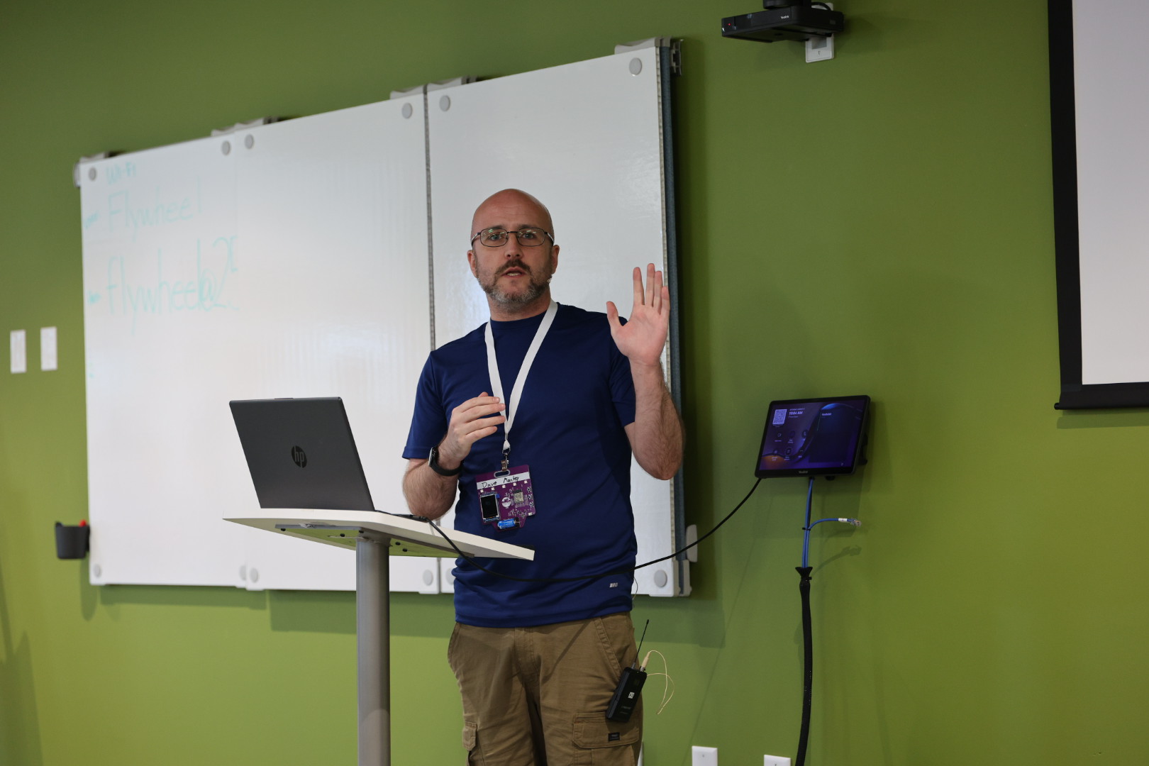 David Mackey speaking at the 2026 Carolina Code Conference