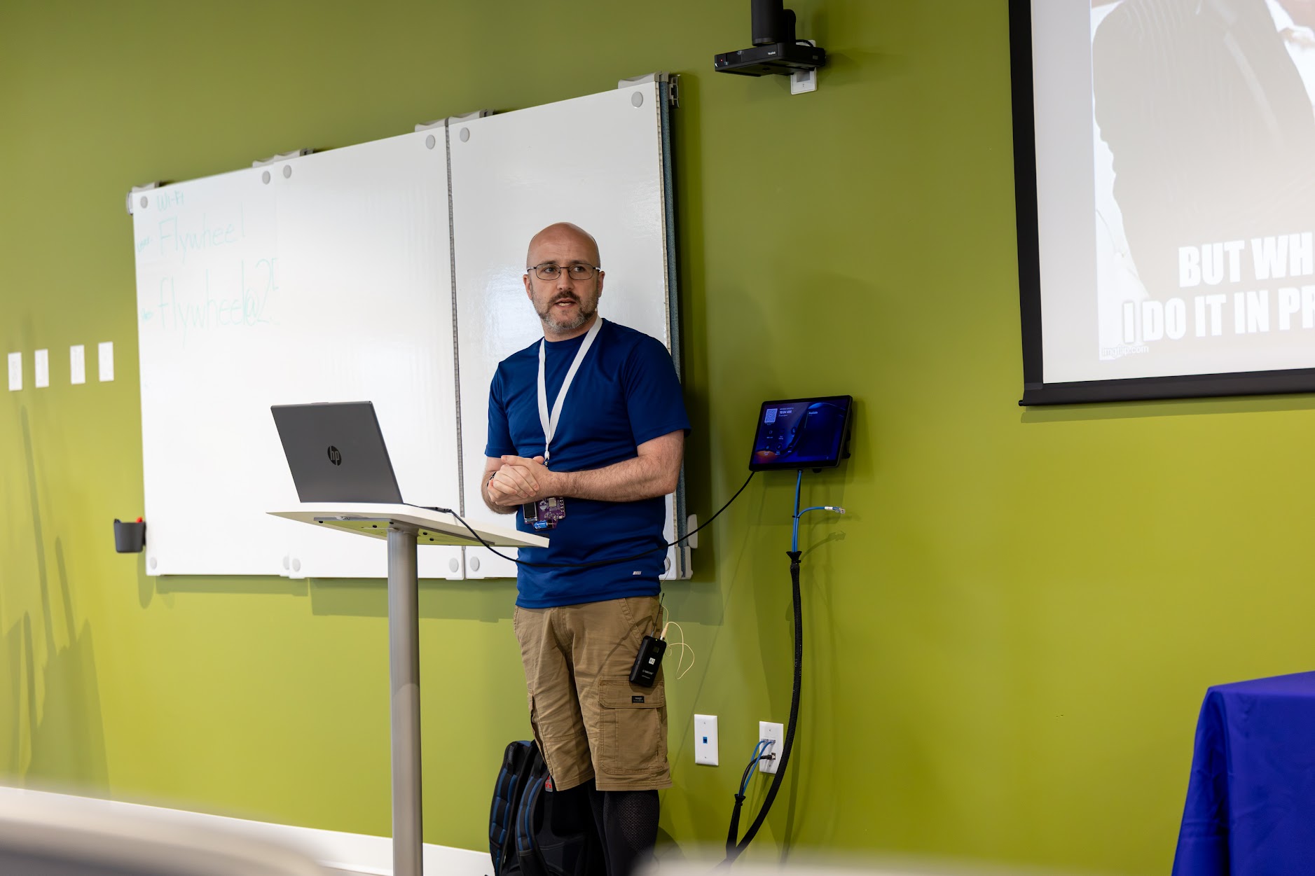 David Mackey speaking at the 2026 Carolina Code Conference