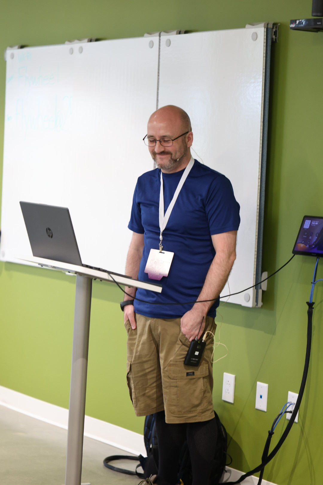 David Mackey speaking at the 2026 Carolina Code Conference
