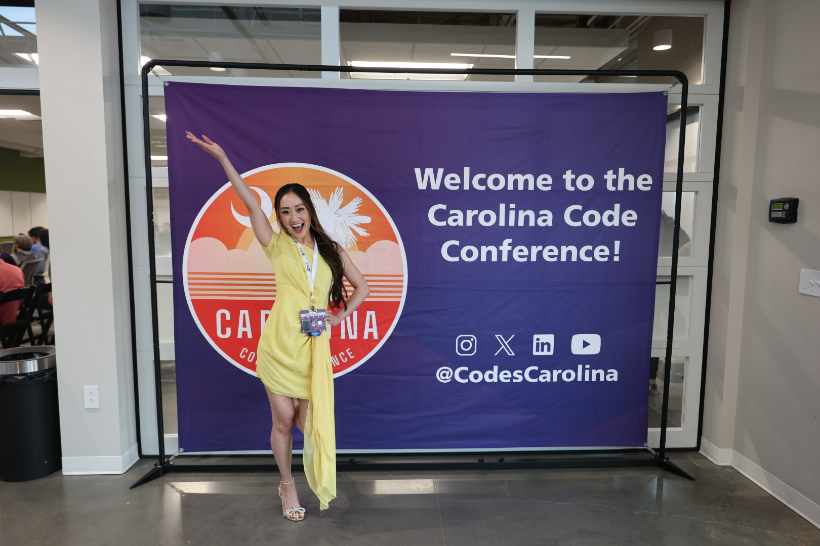 Diana Pham speaking at the 2026 Carolina Code Conference