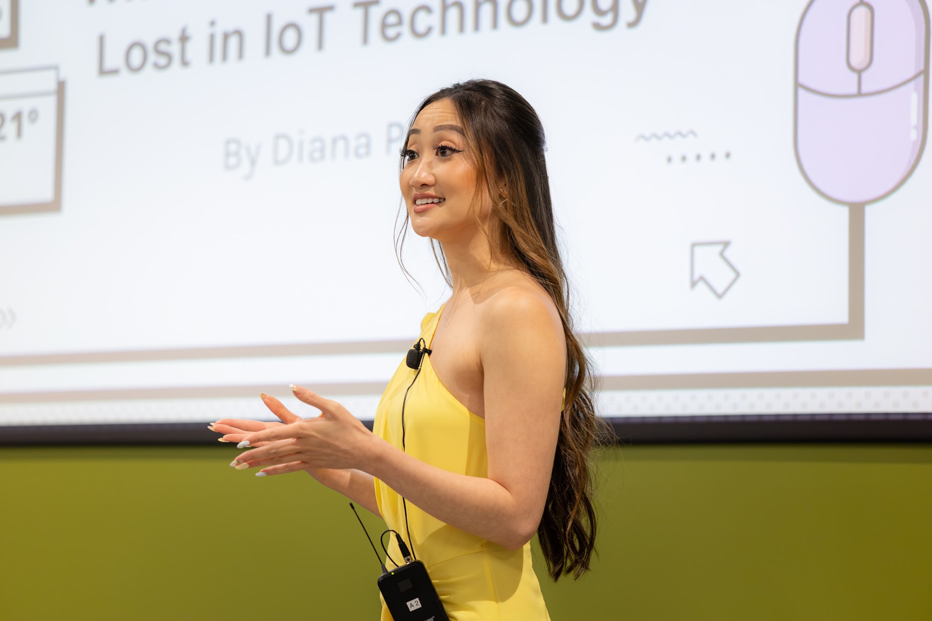 Diana Pham speaking at the 2026 Carolina Code Conference