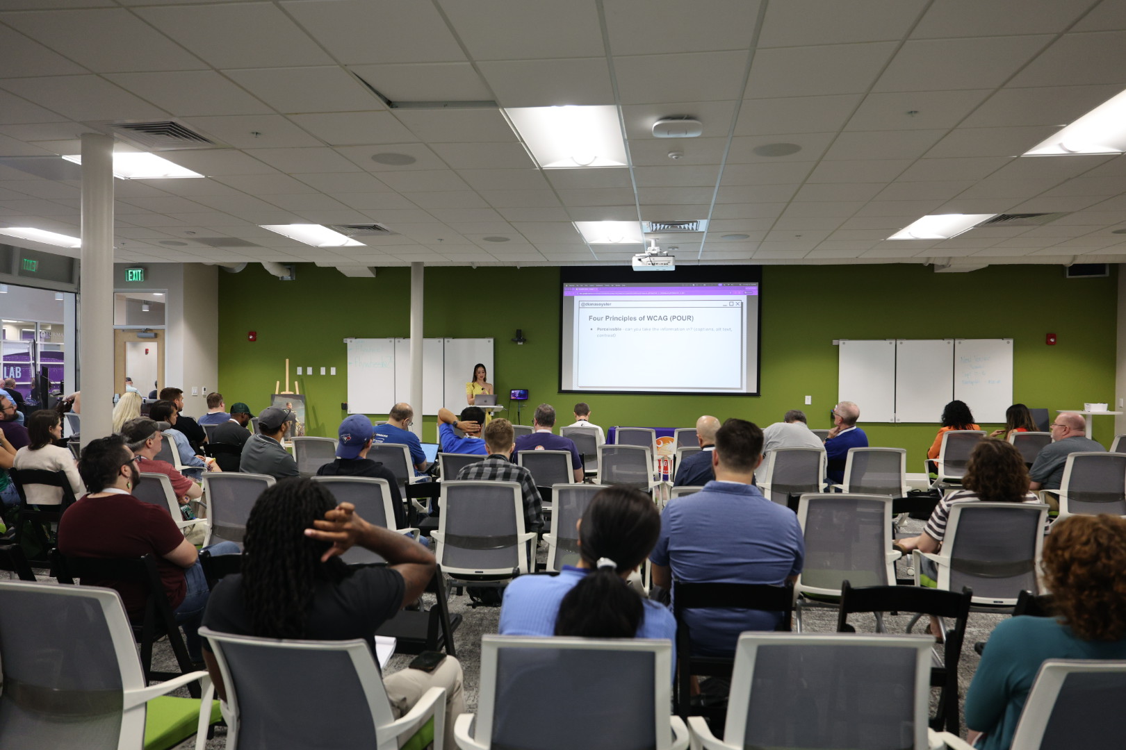 Diana Pham speaking at the 2026 Carolina Code Conference