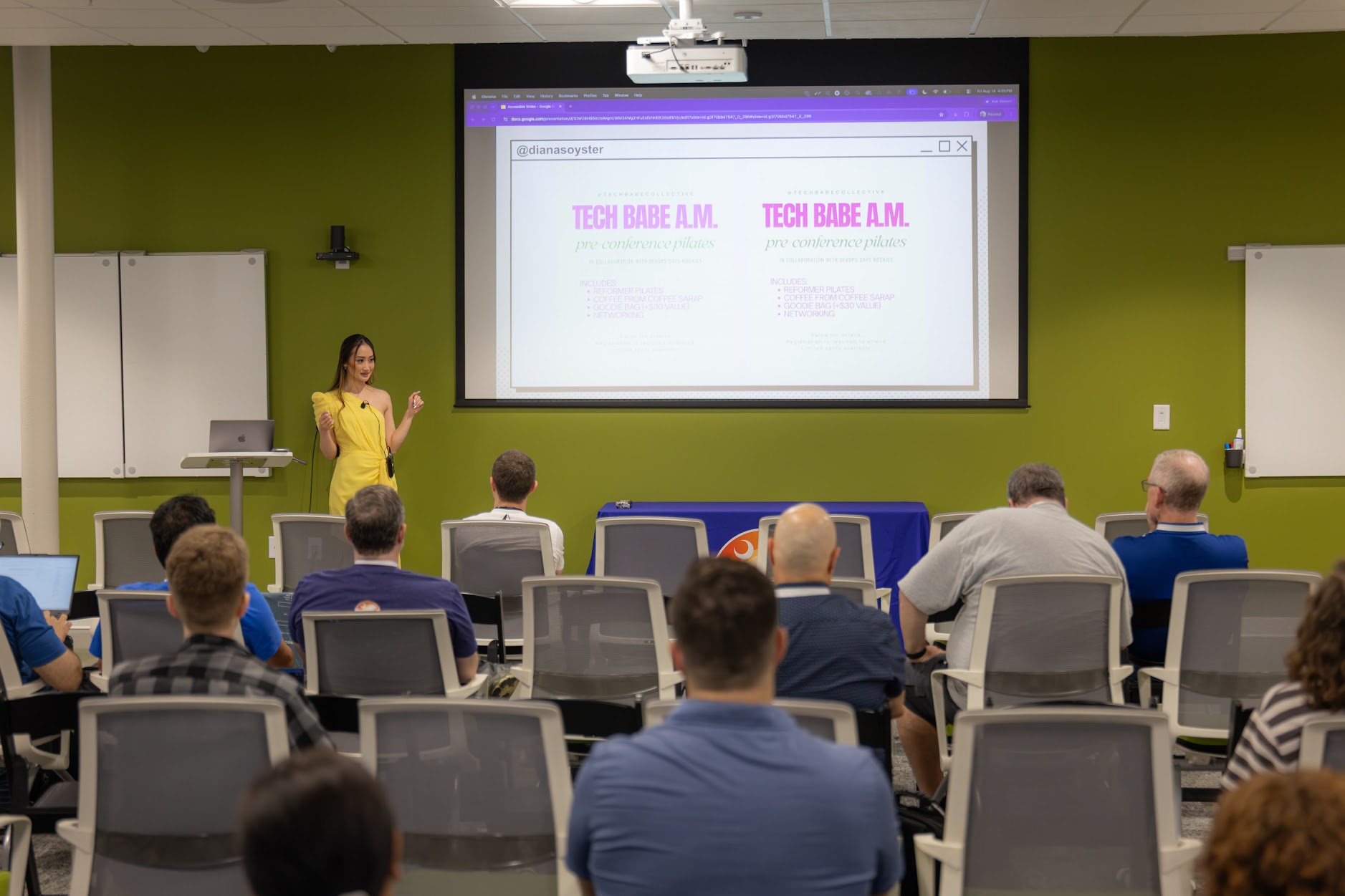 Diana Pham speaking at the 2026 Carolina Code Conference