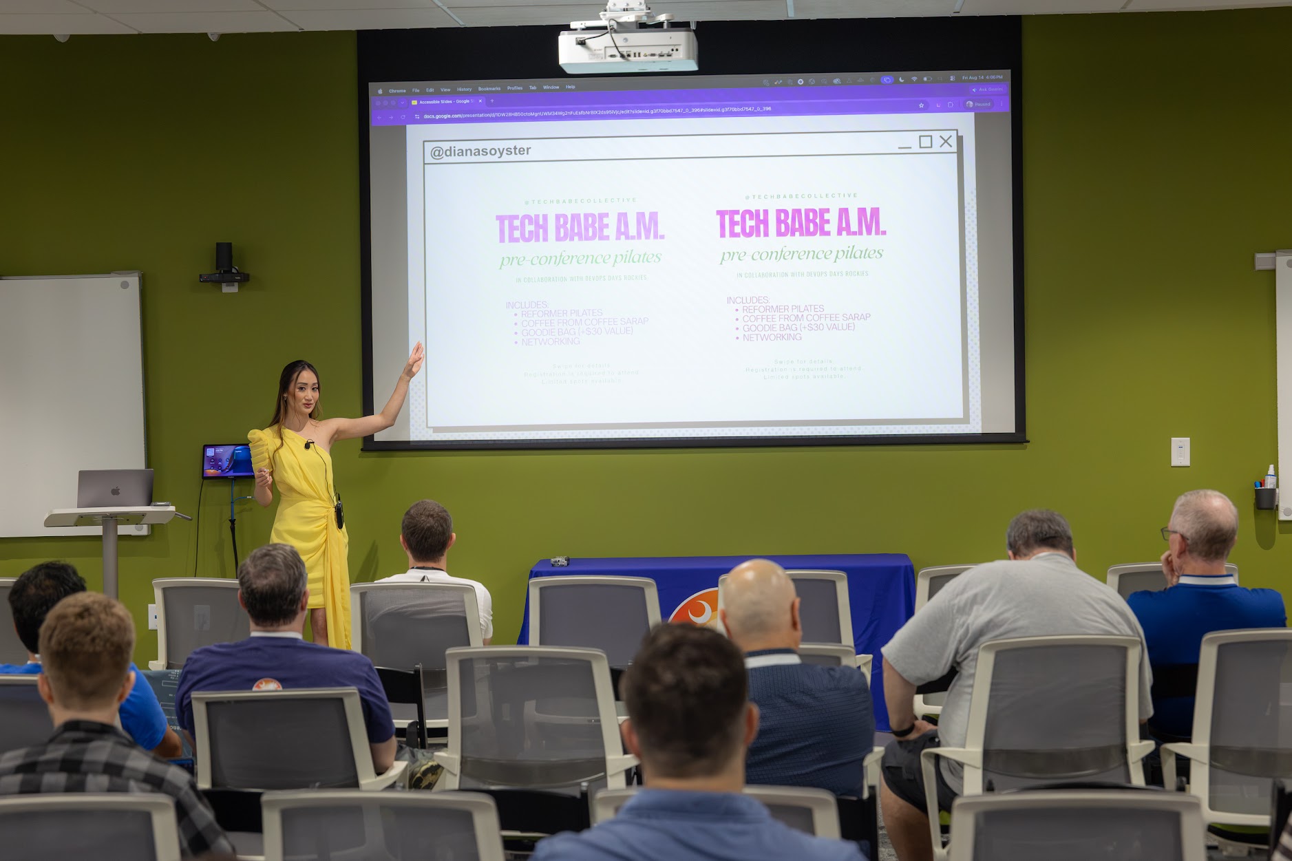 Diana Pham speaking at the 2026 Carolina Code Conference