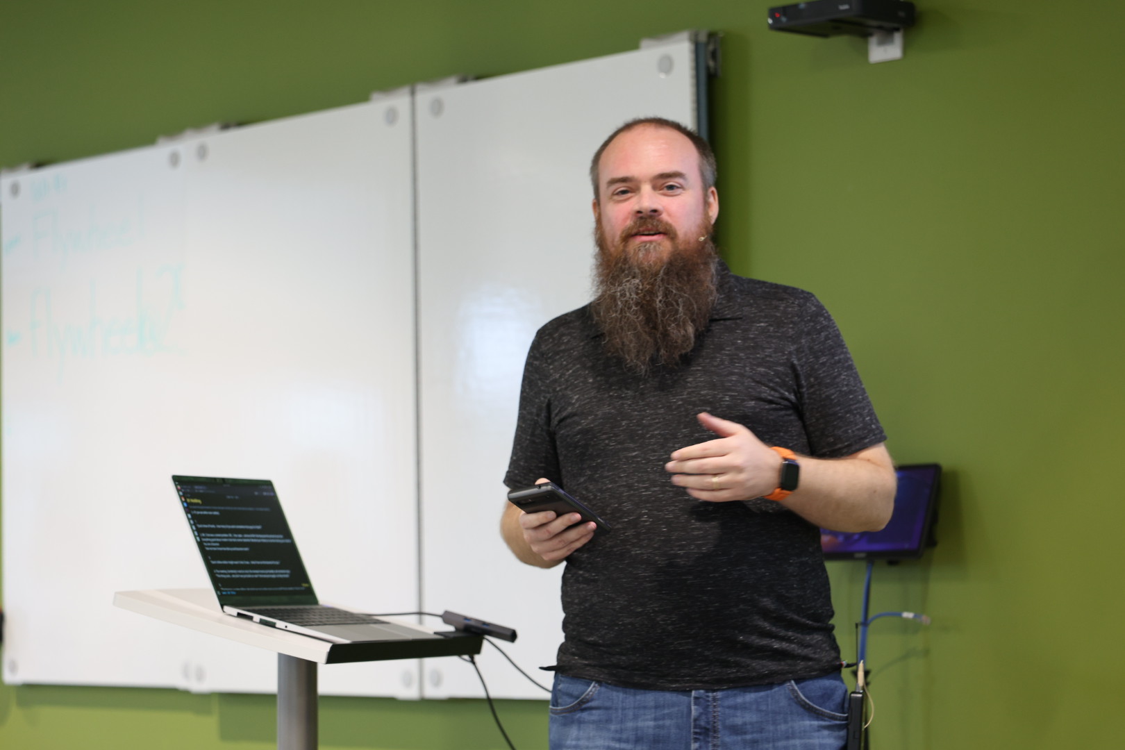 Doug Cone speaking at the 2026 Carolina Code Conference