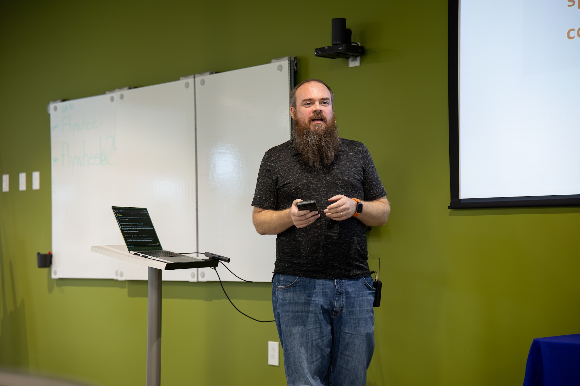 Doug Cone speaking at the 2026 Carolina Code Conference