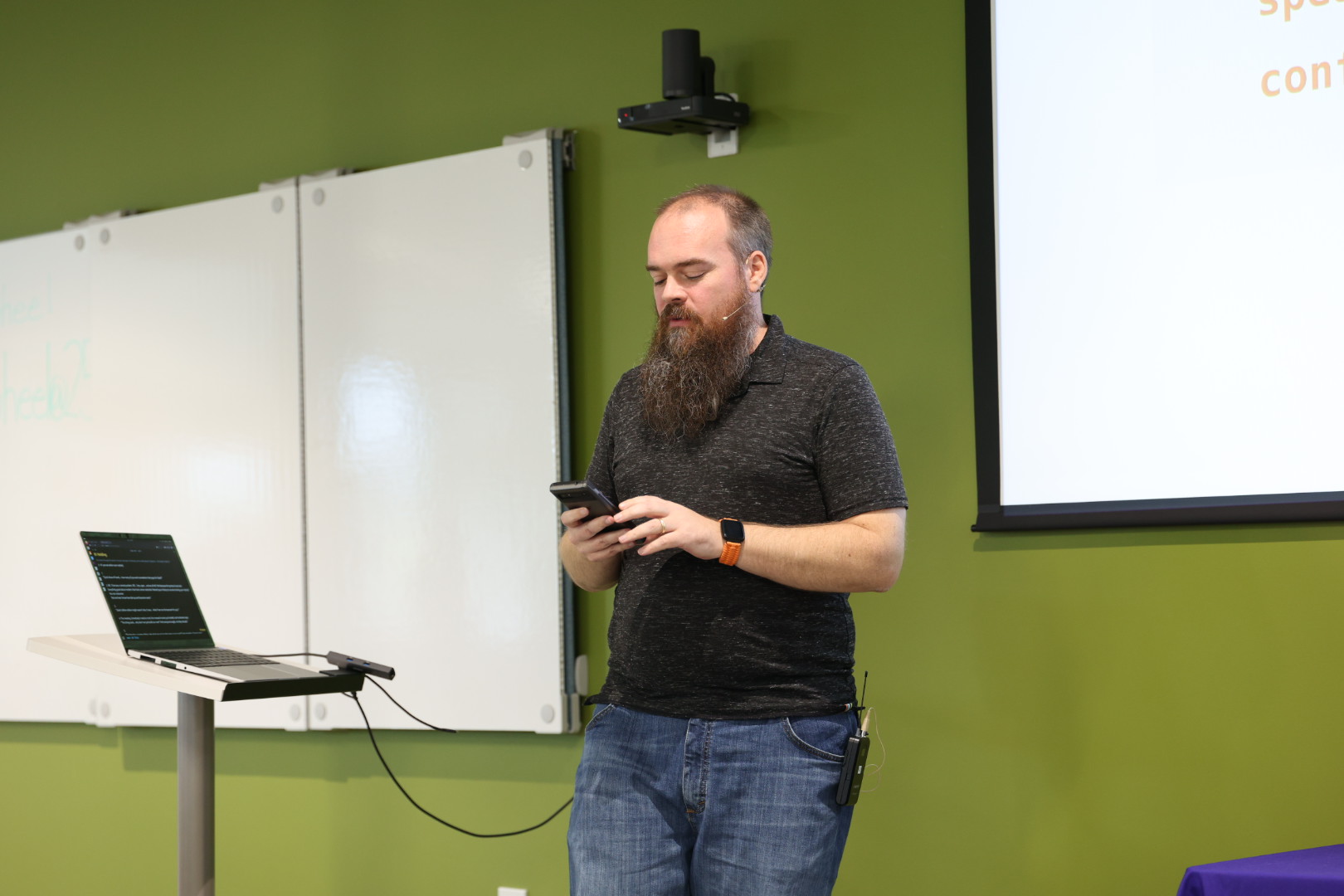 Doug Cone speaking at the 2026 Carolina Code Conference